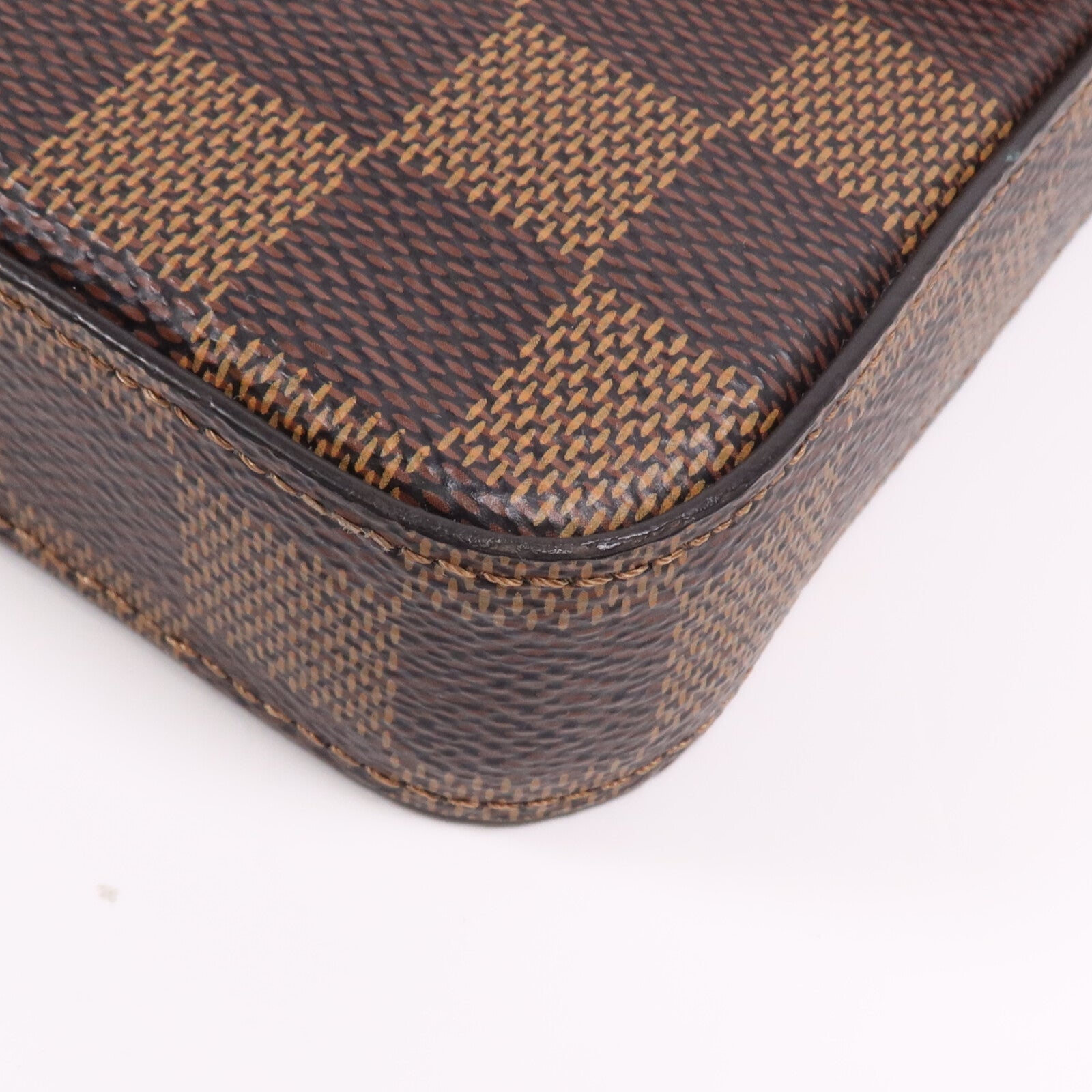 LOUIS VUITTON Damier Ebene Pochette Felicie金扣肩背袋