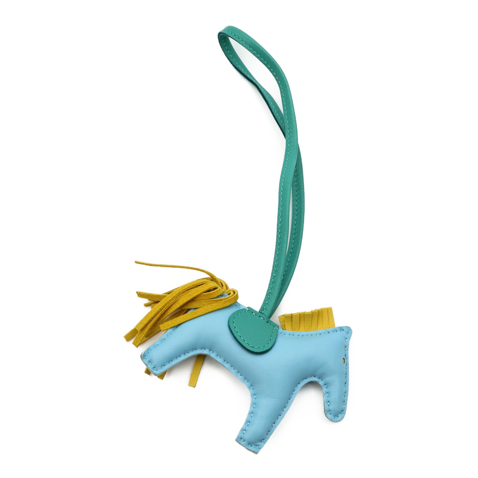 HERMES Milo皮革Rodeo PM掛飾