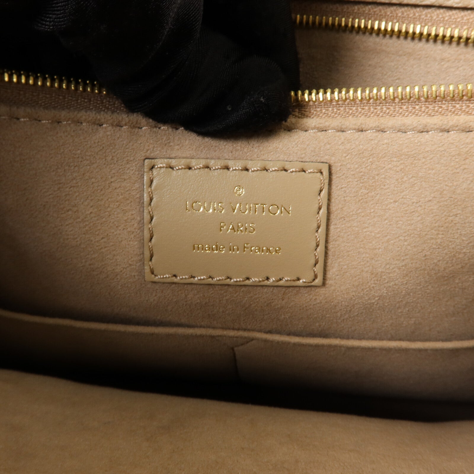 LOUIS VUITTON Monogram Empreinte On The Go MM金扣手挽肩背兩用袋