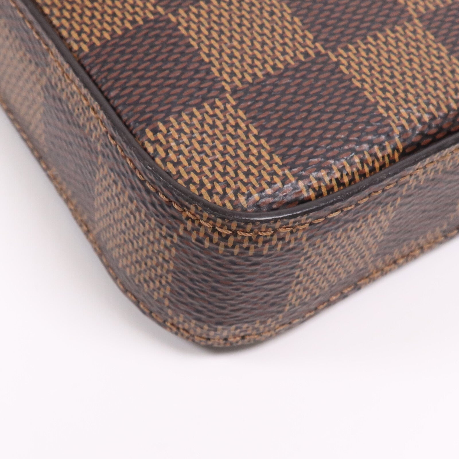 LOUIS VUITTON Damier Ebene Pochette Felicie金扣肩背袋