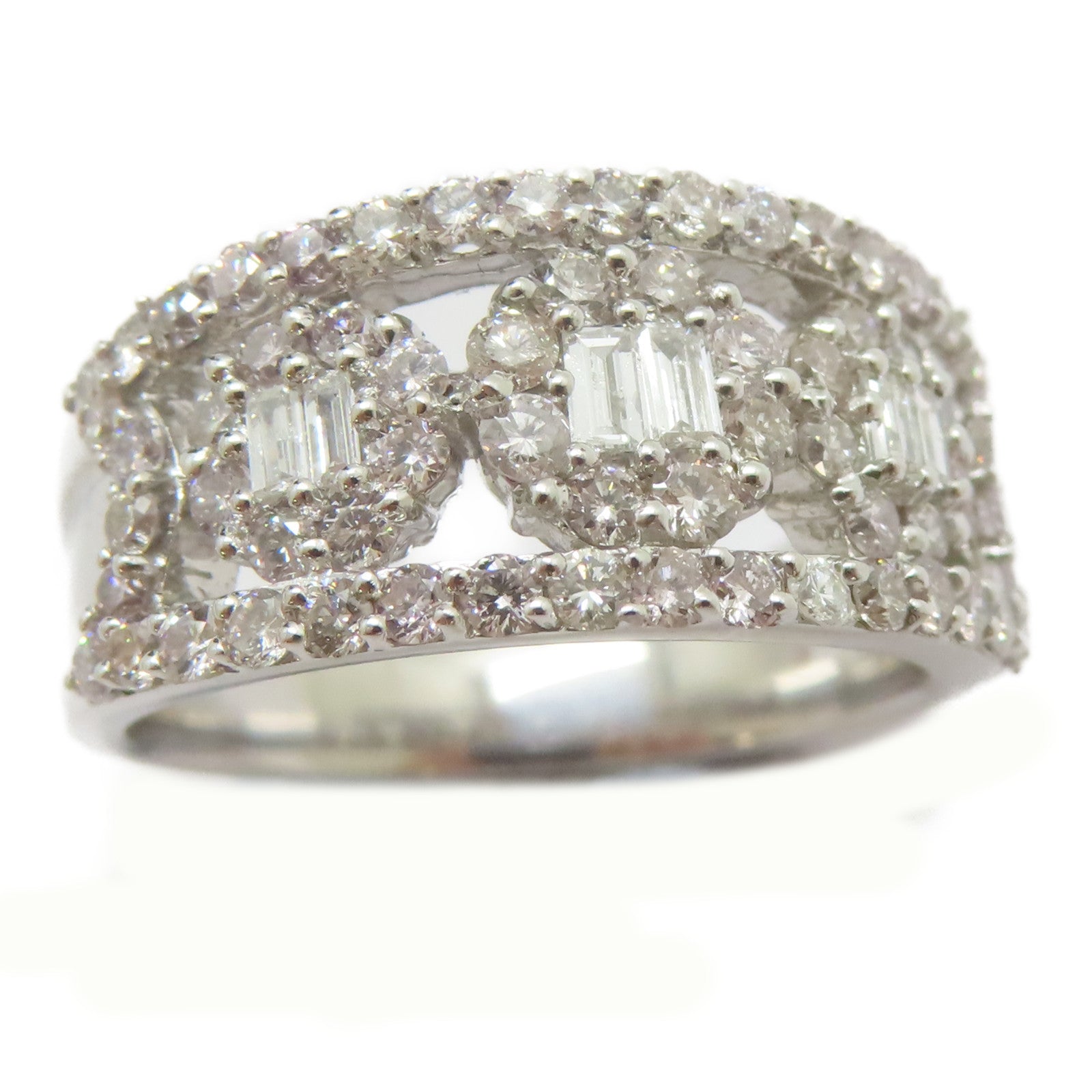 JEWELRY 18K白金Diamond Ring 1.35ct鑽石戒指US#7