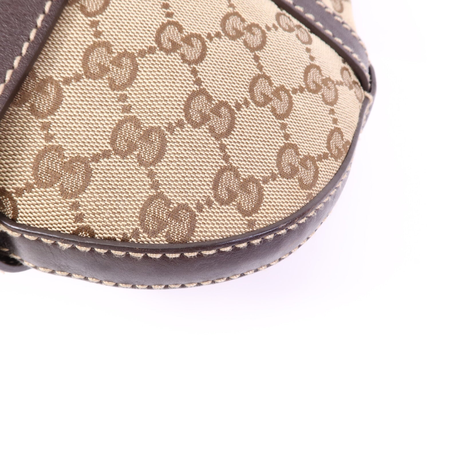 GUCCI 帆布Shoulder Bag金扣肩背袋