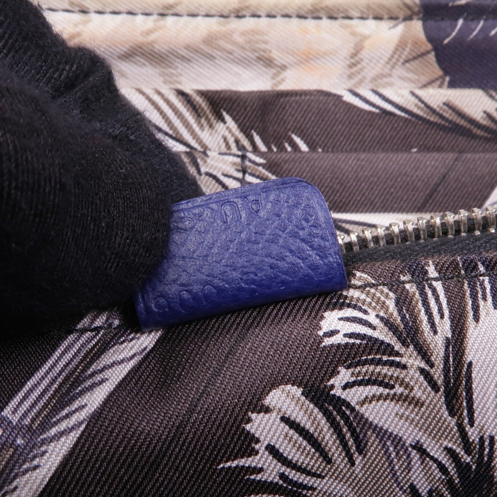 HERMES Epsom皮革Silk-In Azap Long銀扣長錢包Bleu Saphir