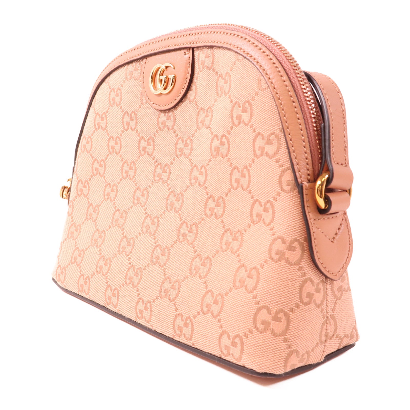 GUCCI 帆布Ophidia GG金扣肩背袋