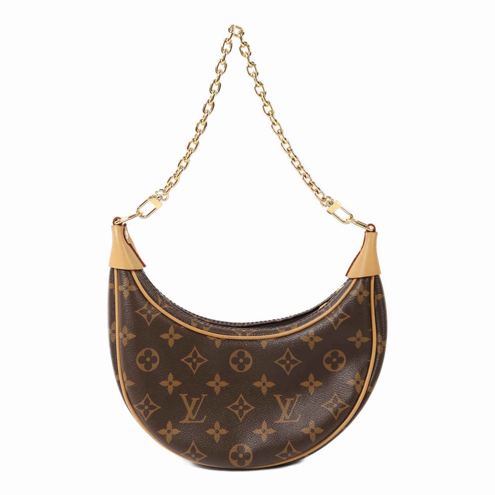 LOUIS VUITTON 【激減優惠】Monogram Loop金扣肩背袋棕色