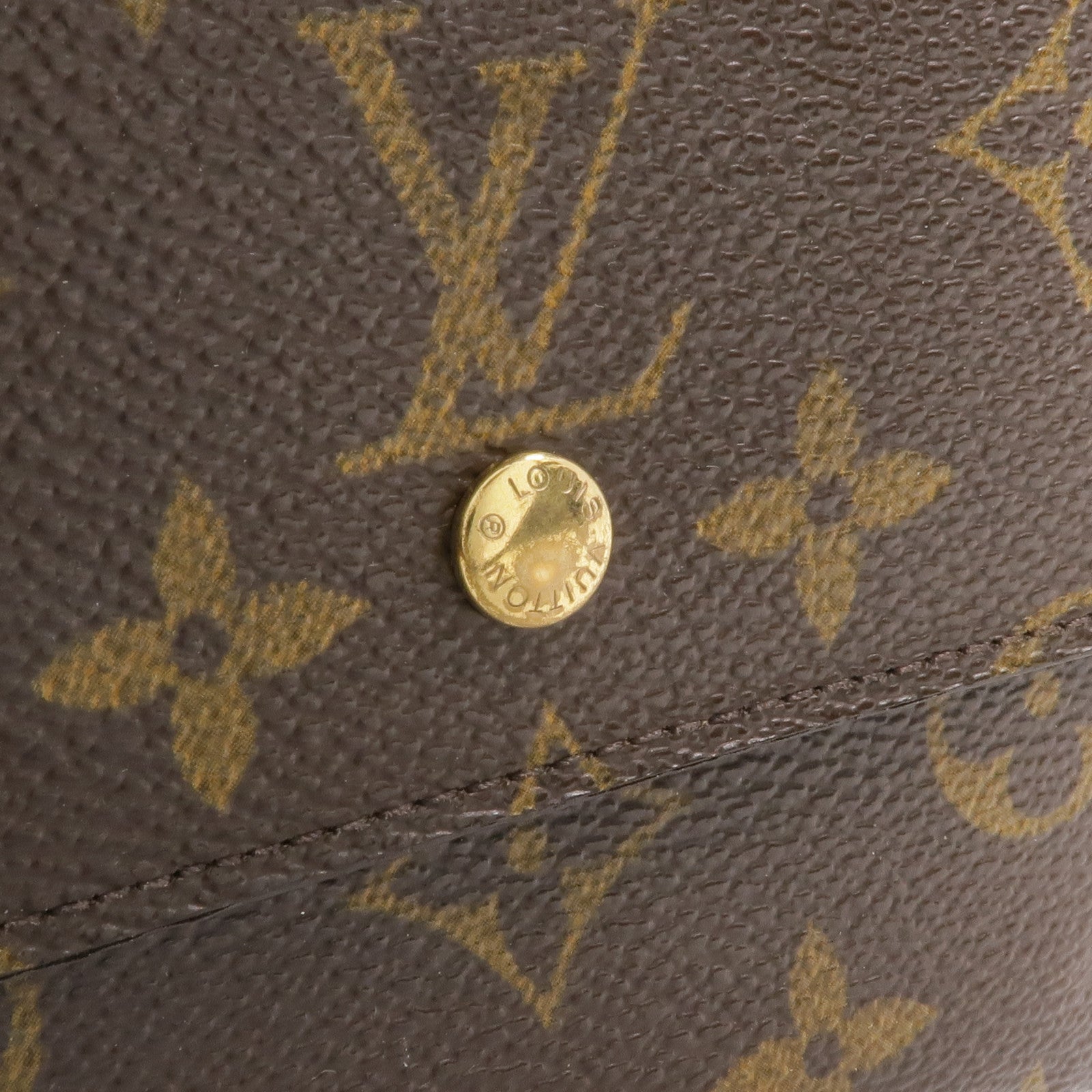 LOUIS VUITTON Monogram Wallet金扣錢包