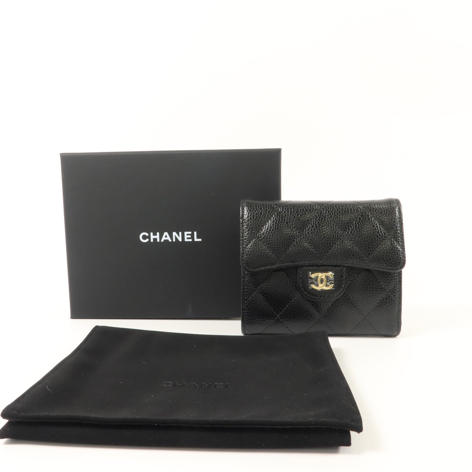 CHANEL 牛皮皮革Classic Small Flap Wallet錢包