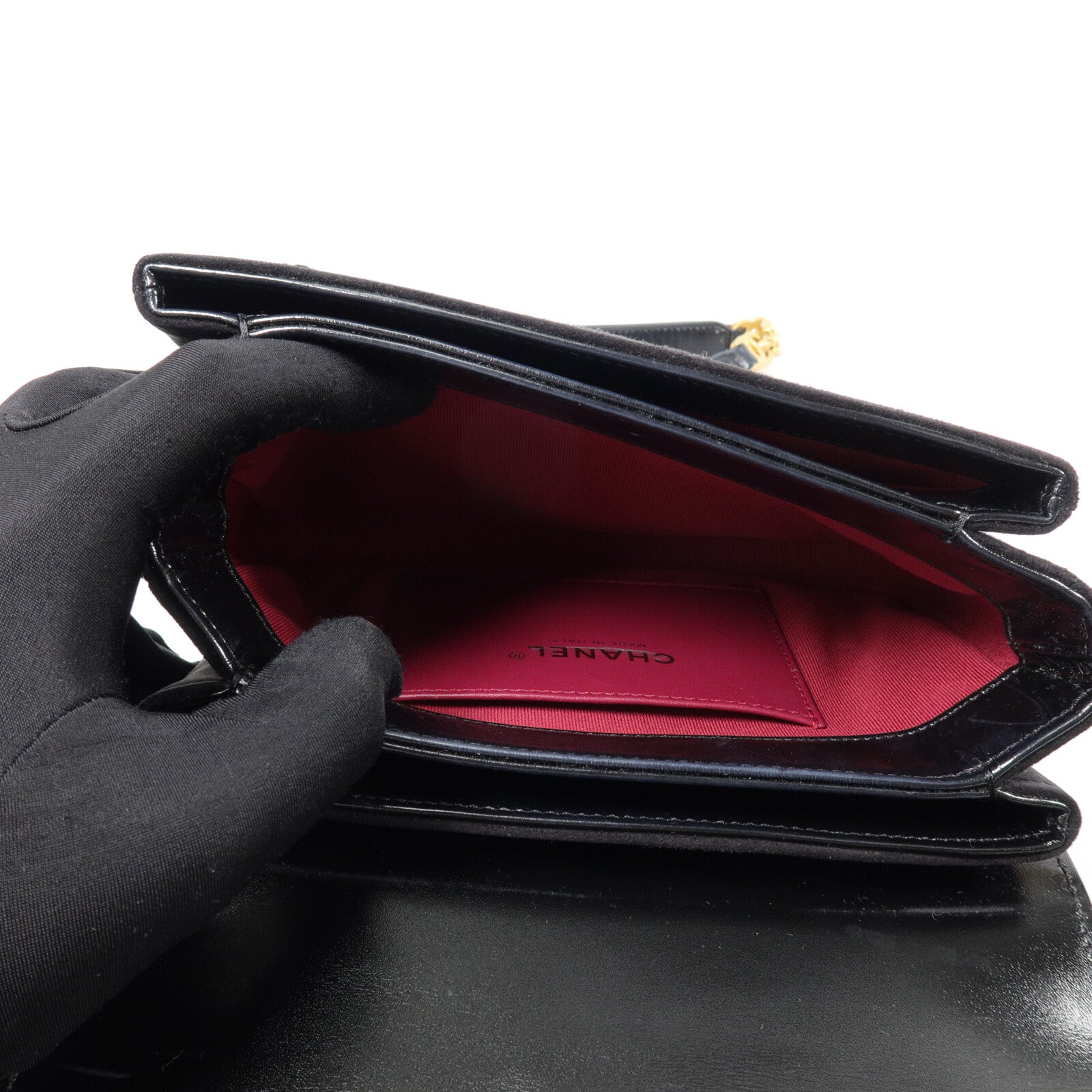 CHANEL 牛皮皮革Mini Messenger Bag