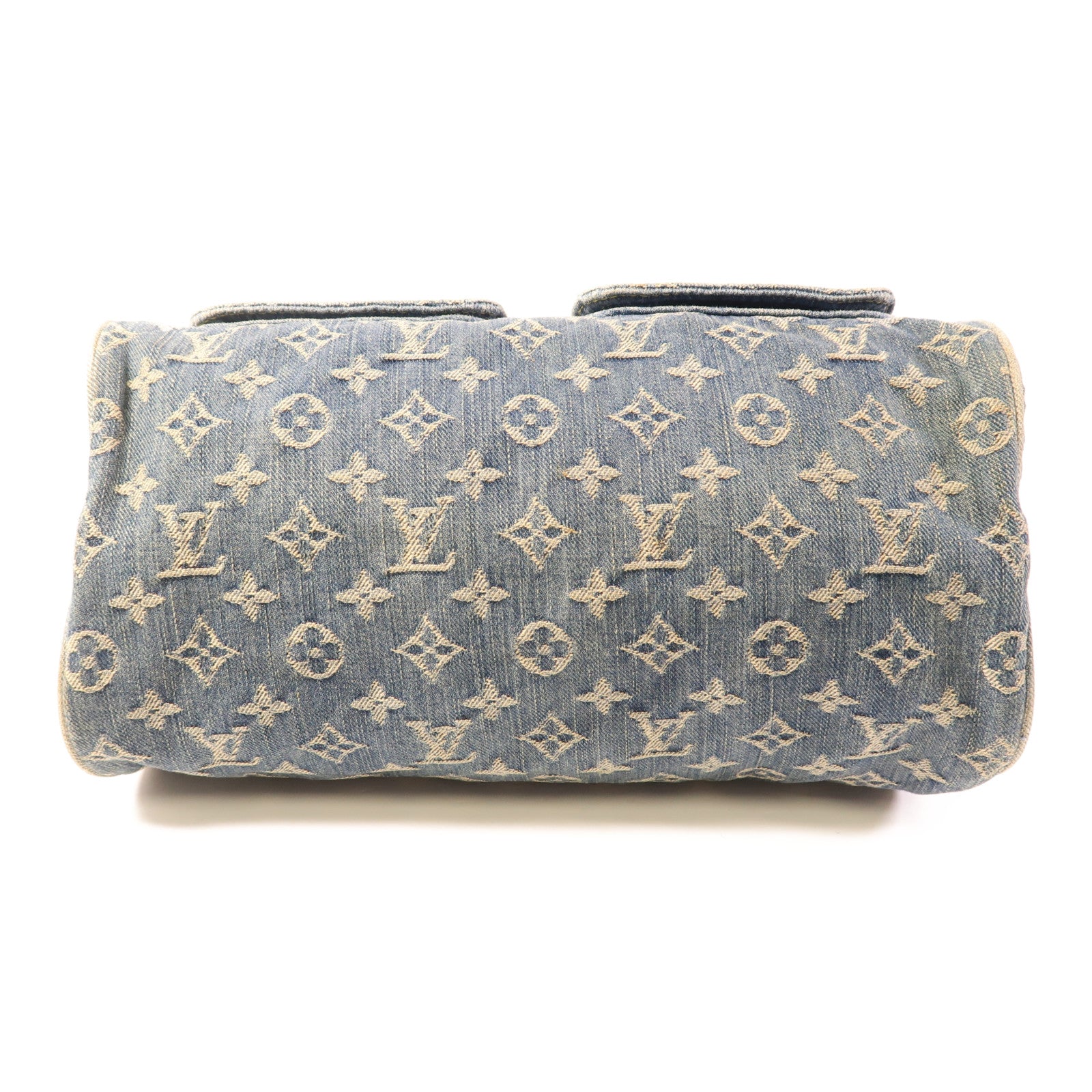 LOUIS VUITTON Monogram Denim Neo Speedy金扣手挽袋