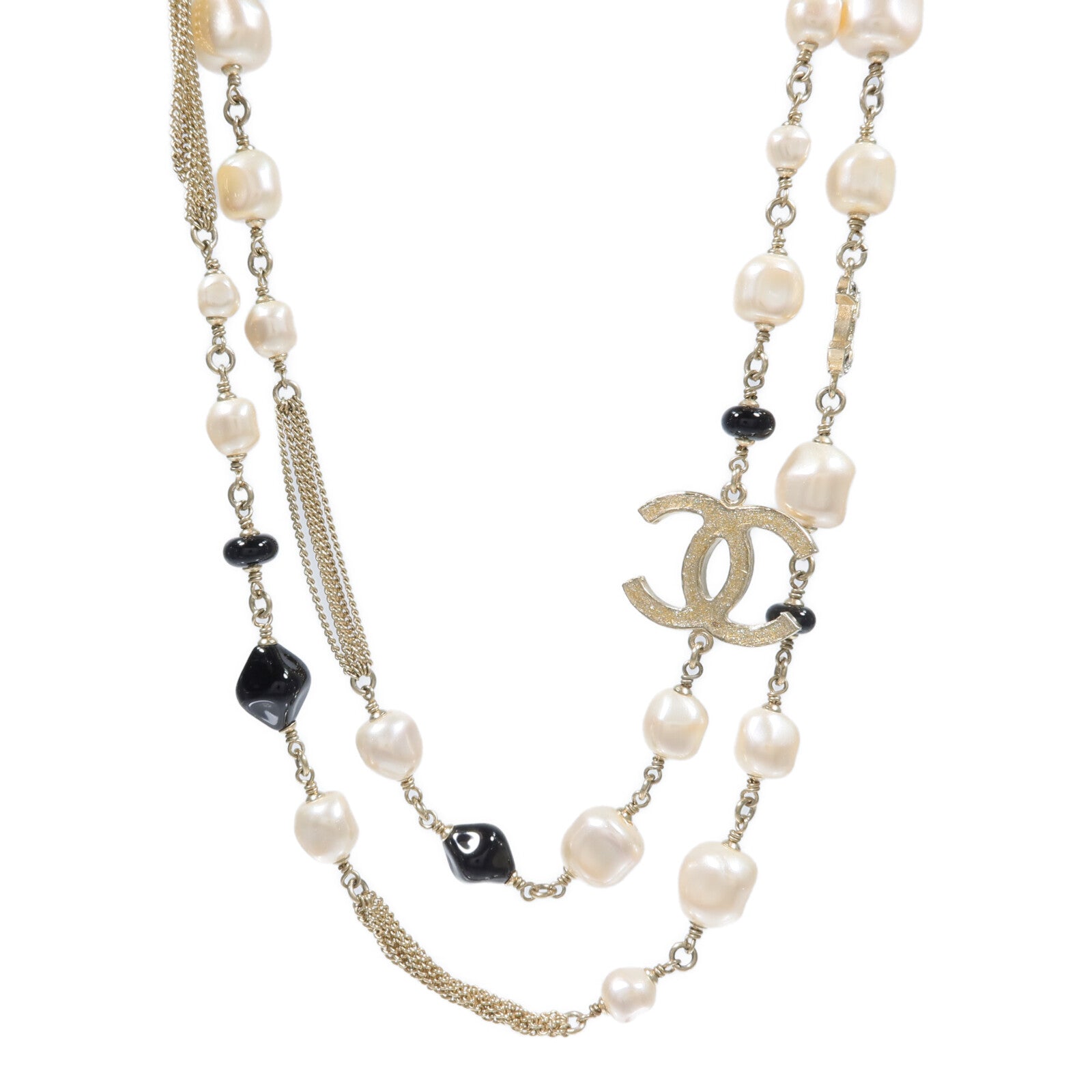 CHANEL PVC/金屬Necklace項鍊