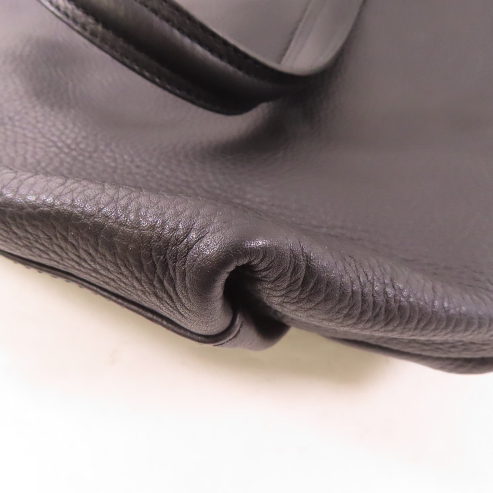 SELECTION 牛皮皮革Emporio Armani Shoulder Bag金扣肩背袋黑色