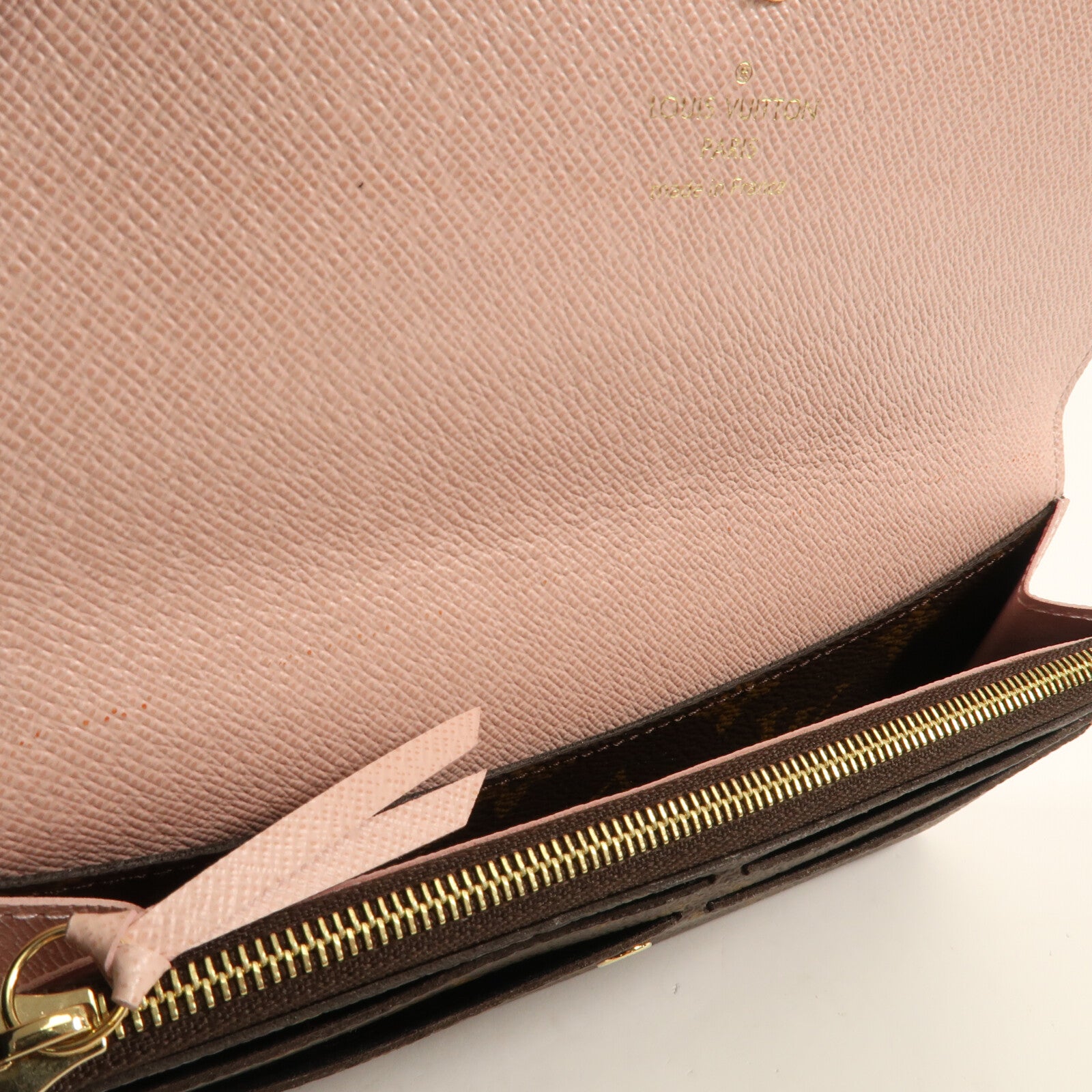 LOUIS VUITTON Monogram Emilie Wallet金扣長錢包