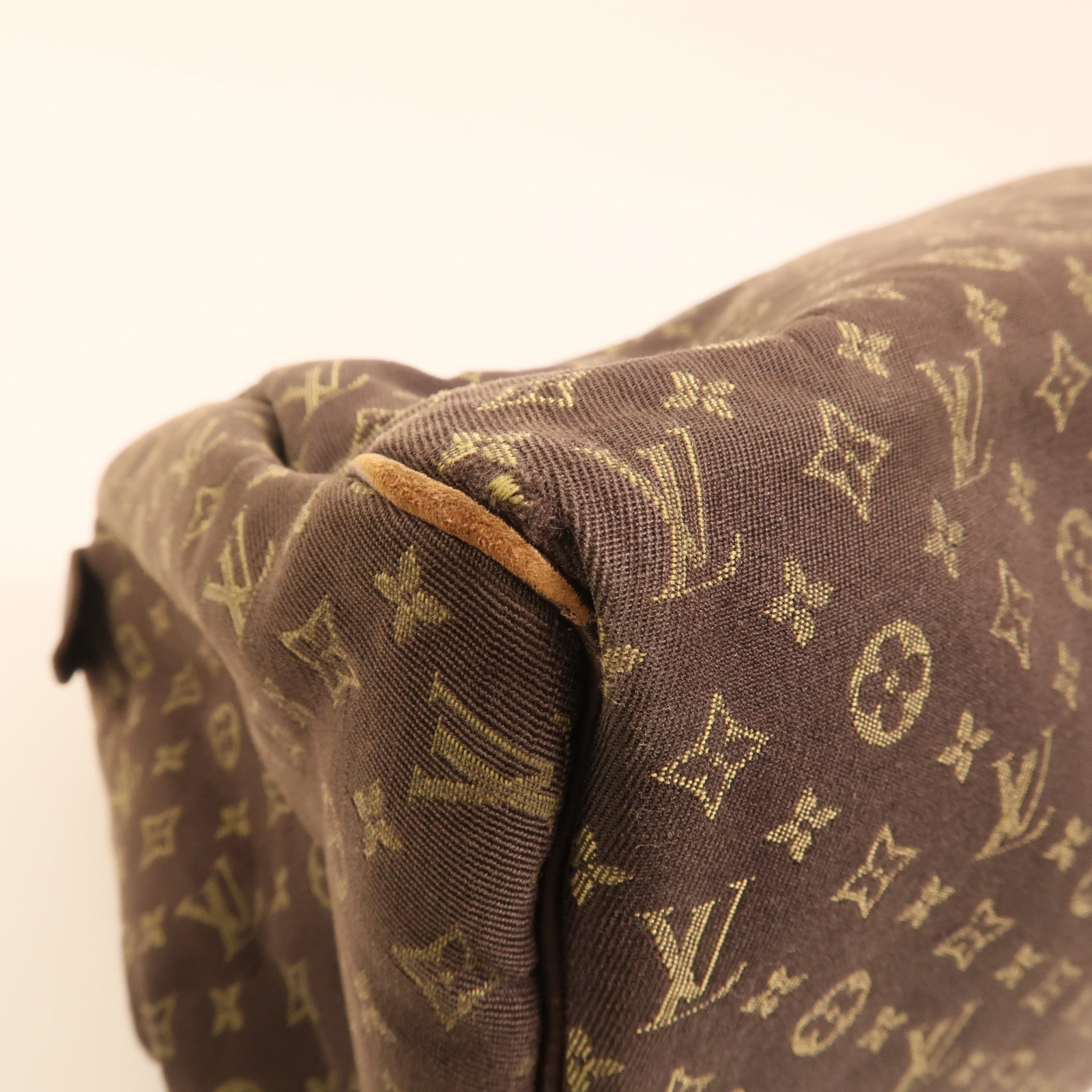 LOUIS VUITTON Monogram Mini Lin Speedy 30金扣手挽袋