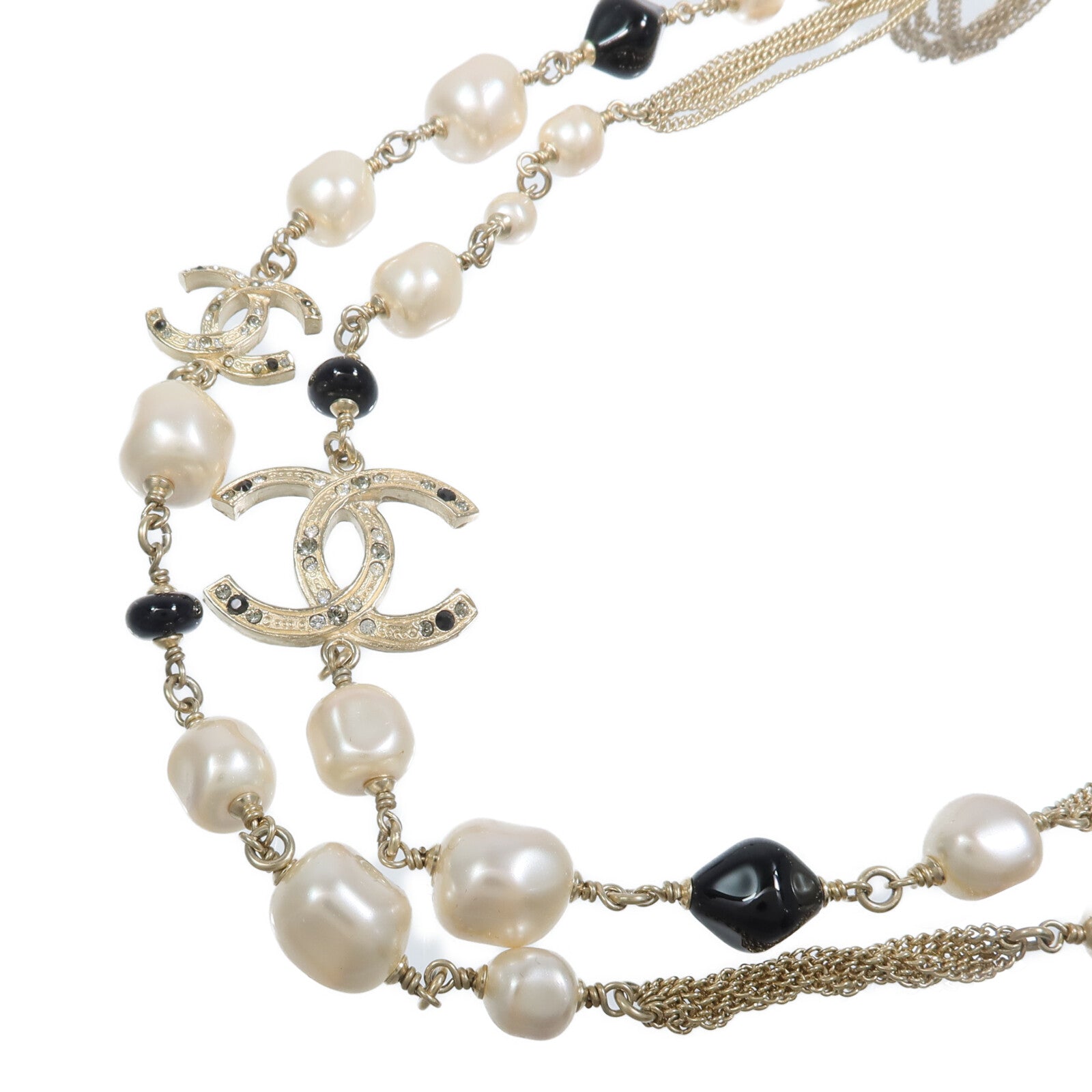 CHANEL PVC/金屬Necklace項鍊