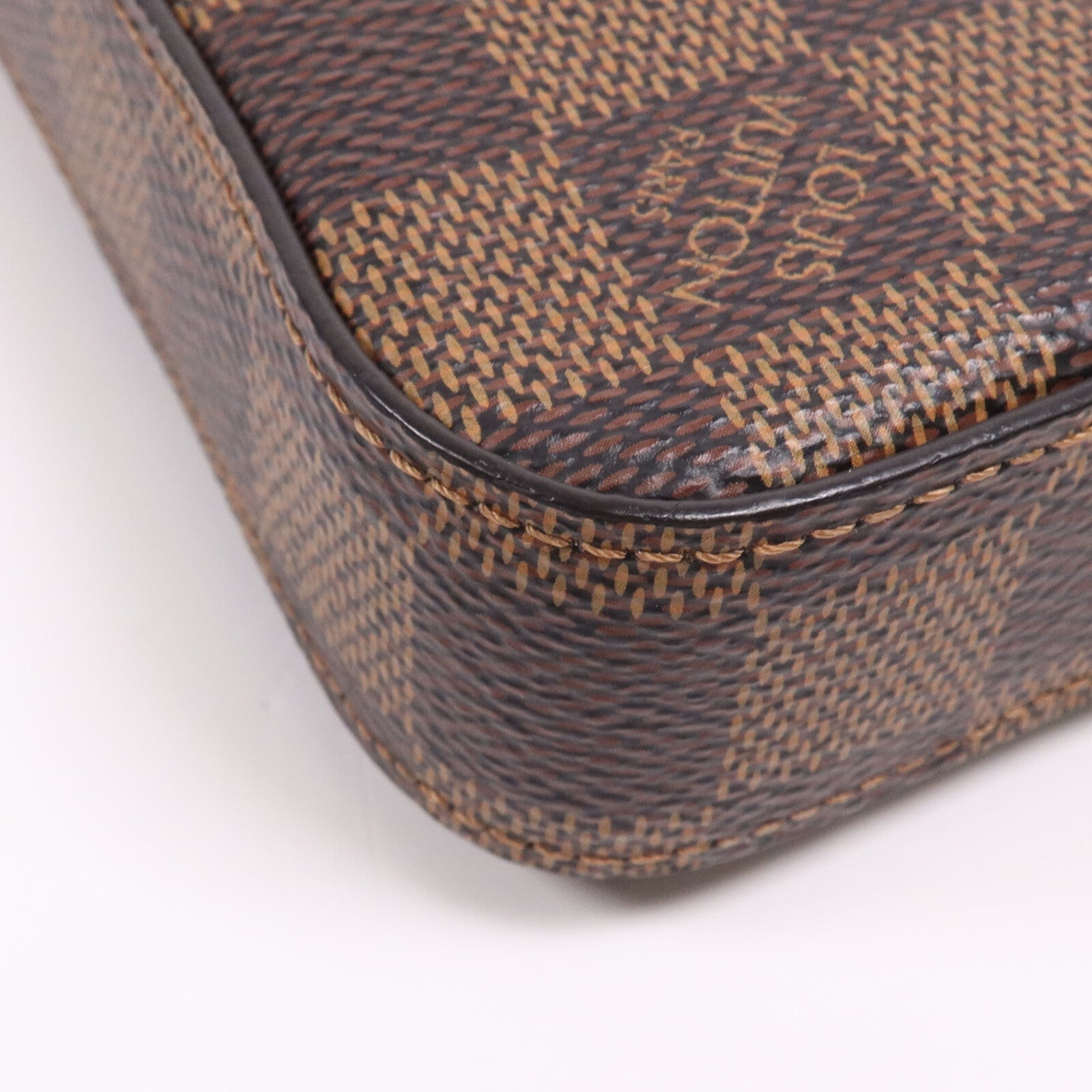 LOUIS VUITTON Damier Ebene Pochette Felicie金扣肩背袋