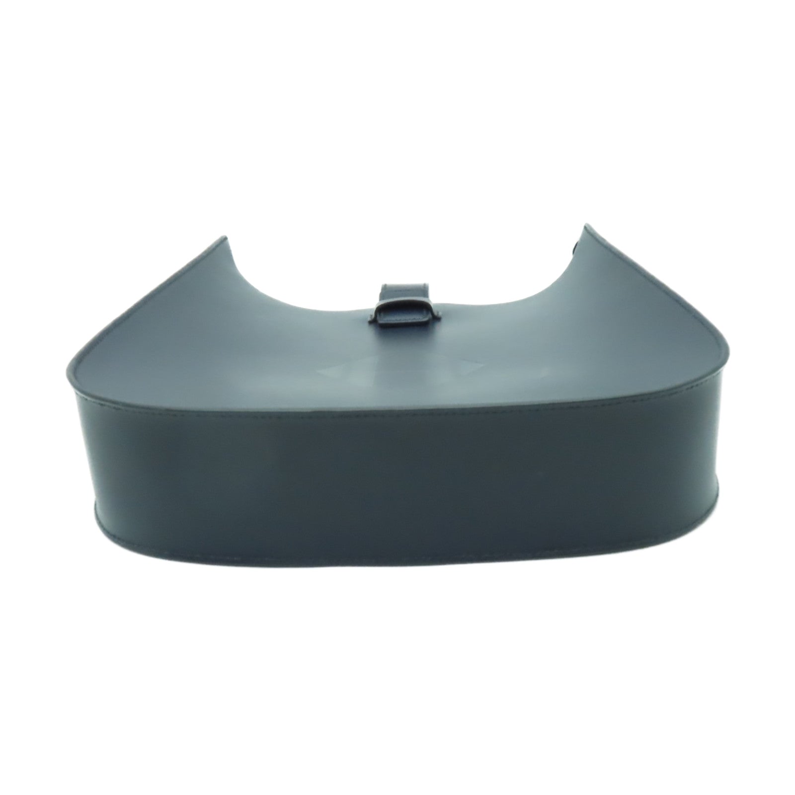 HERMES 【激減優惠】皮革Evelyne Sellier 29銀扣肩背袋Blue Indigo靛藍色