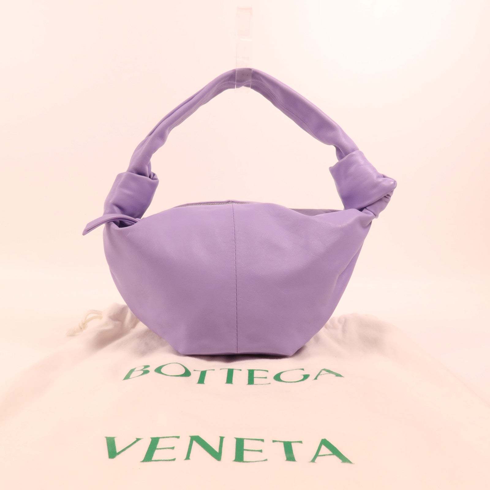 BOTTEGA VENETA 牛皮皮革Hand Bag銀扣手挽袋