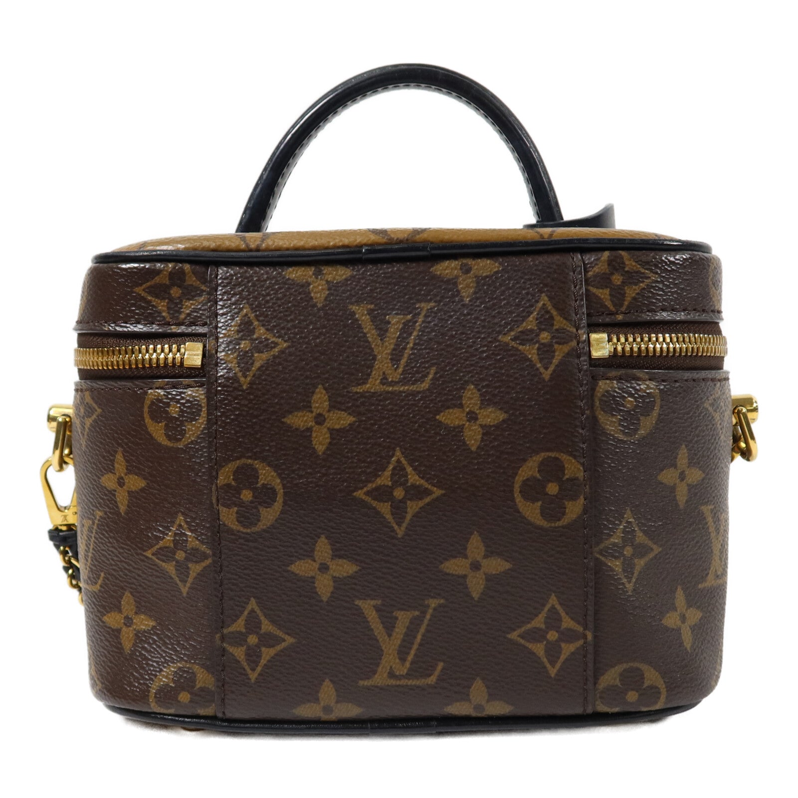 LOUIS VUITTON Monogram Reverse Vanity PM手挽肩背兩用袋