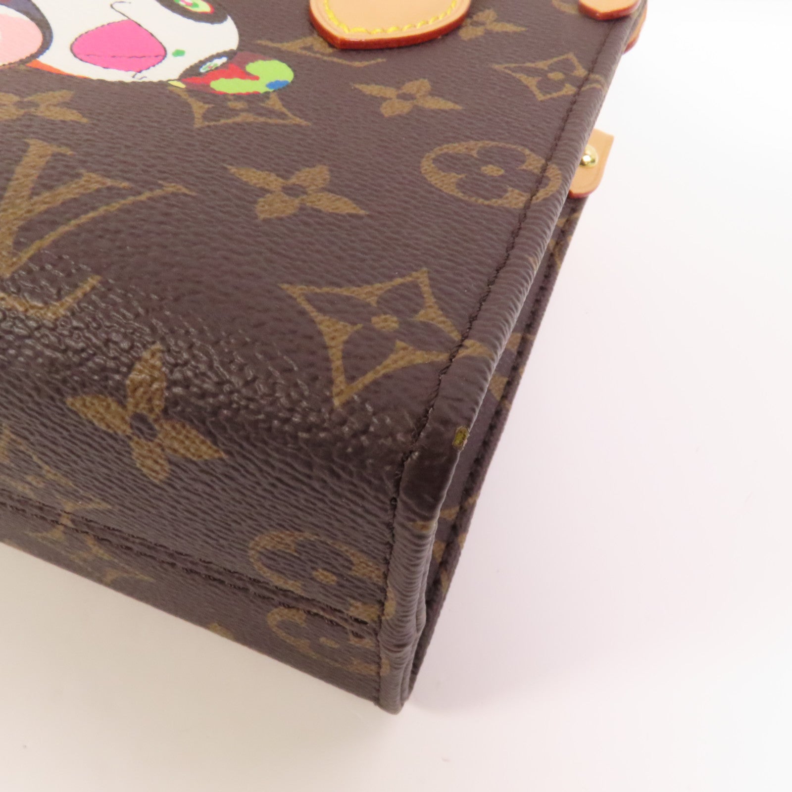 LOUIS VUITTON Monogram LV x TM On The Go BB金扣手挽肩背兩用袋