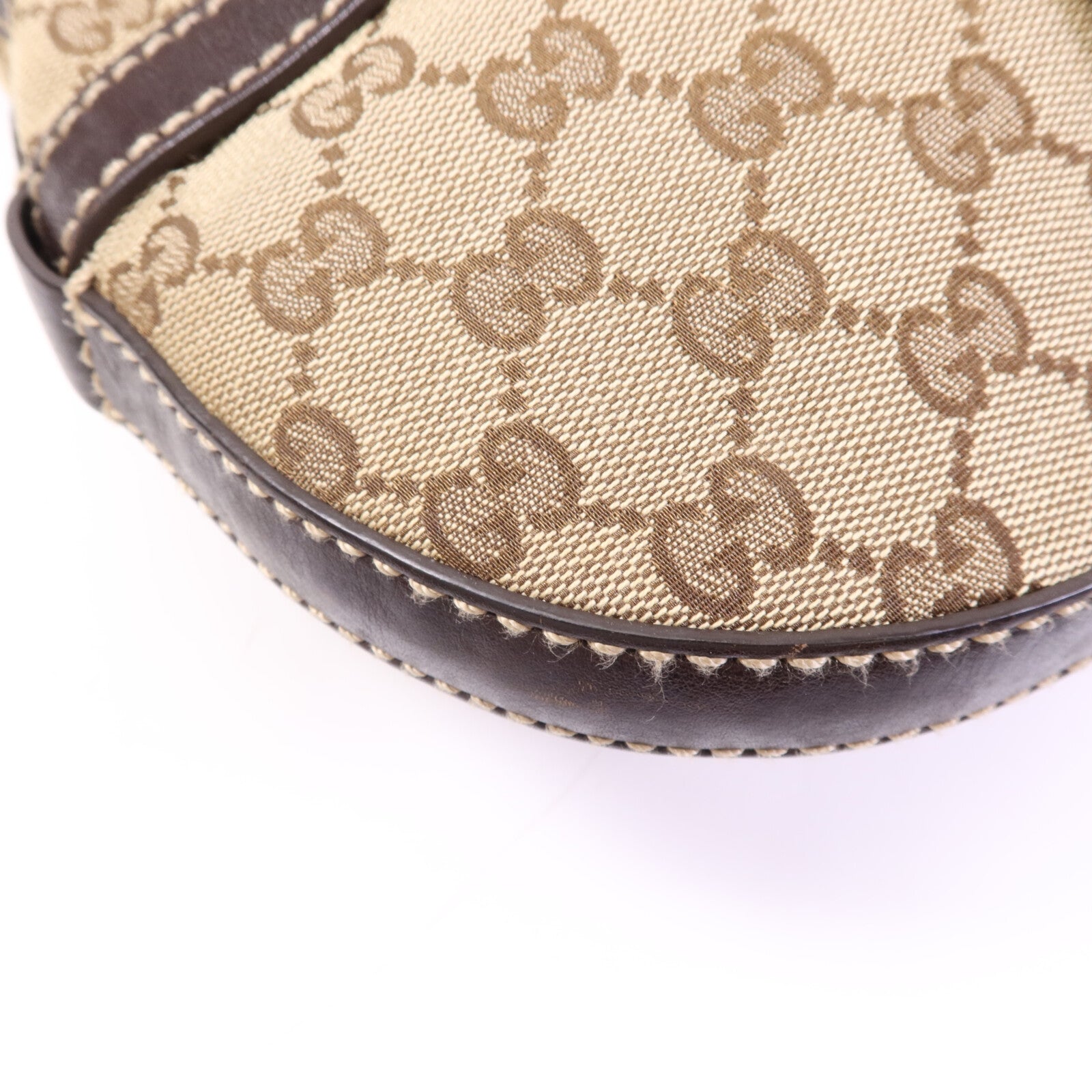 GUCCI 帆布Shoulder Bag金扣肩背袋