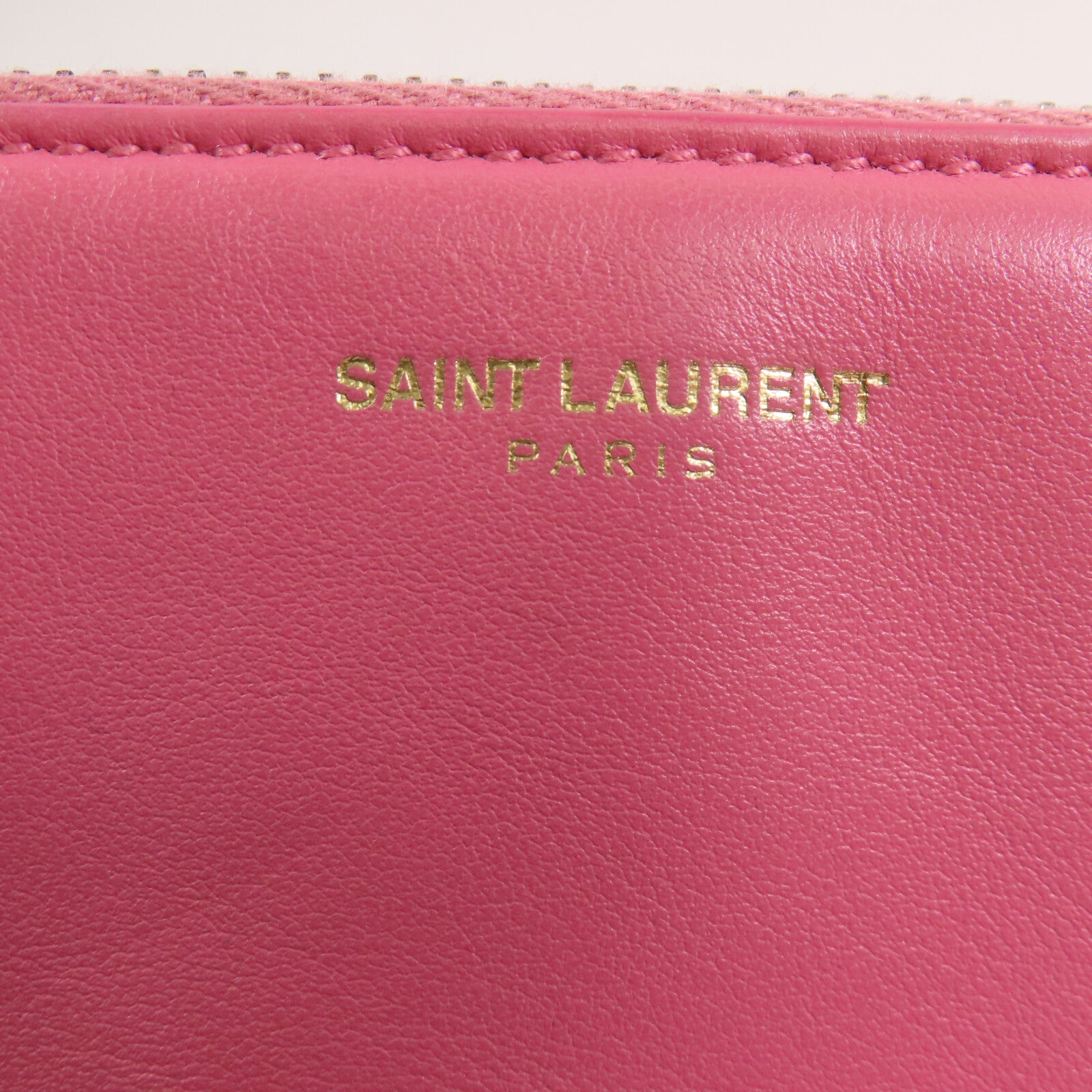 YVES SAINT LAURENT 【激減優惠】牛皮皮革Shoulder Bag金扣肩背袋