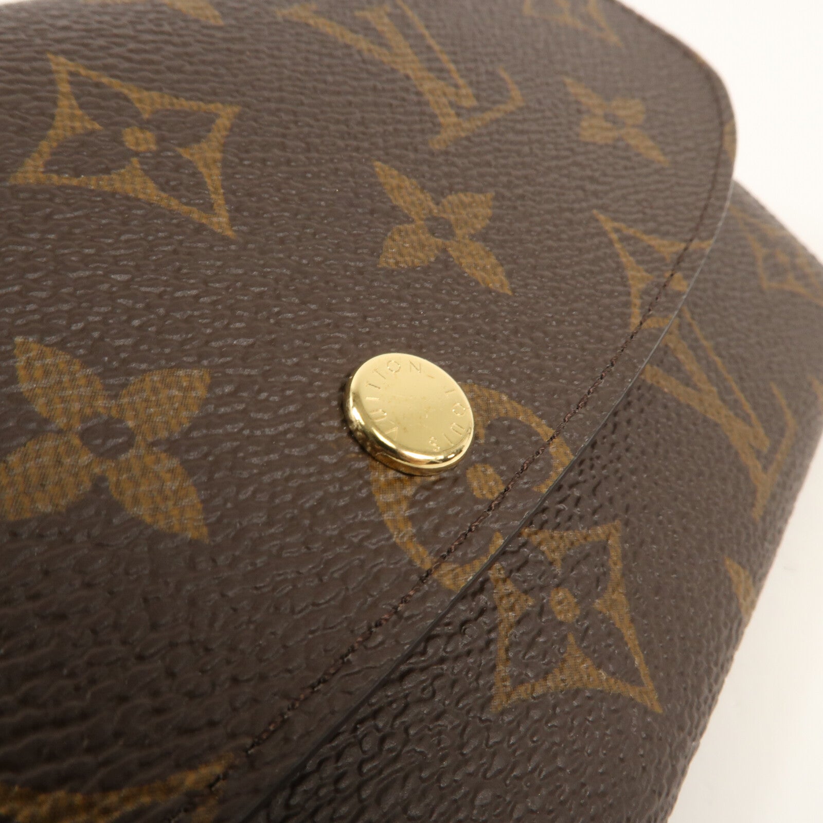 LOUIS VUITTON Monogram Emilie Wallet金扣長錢包