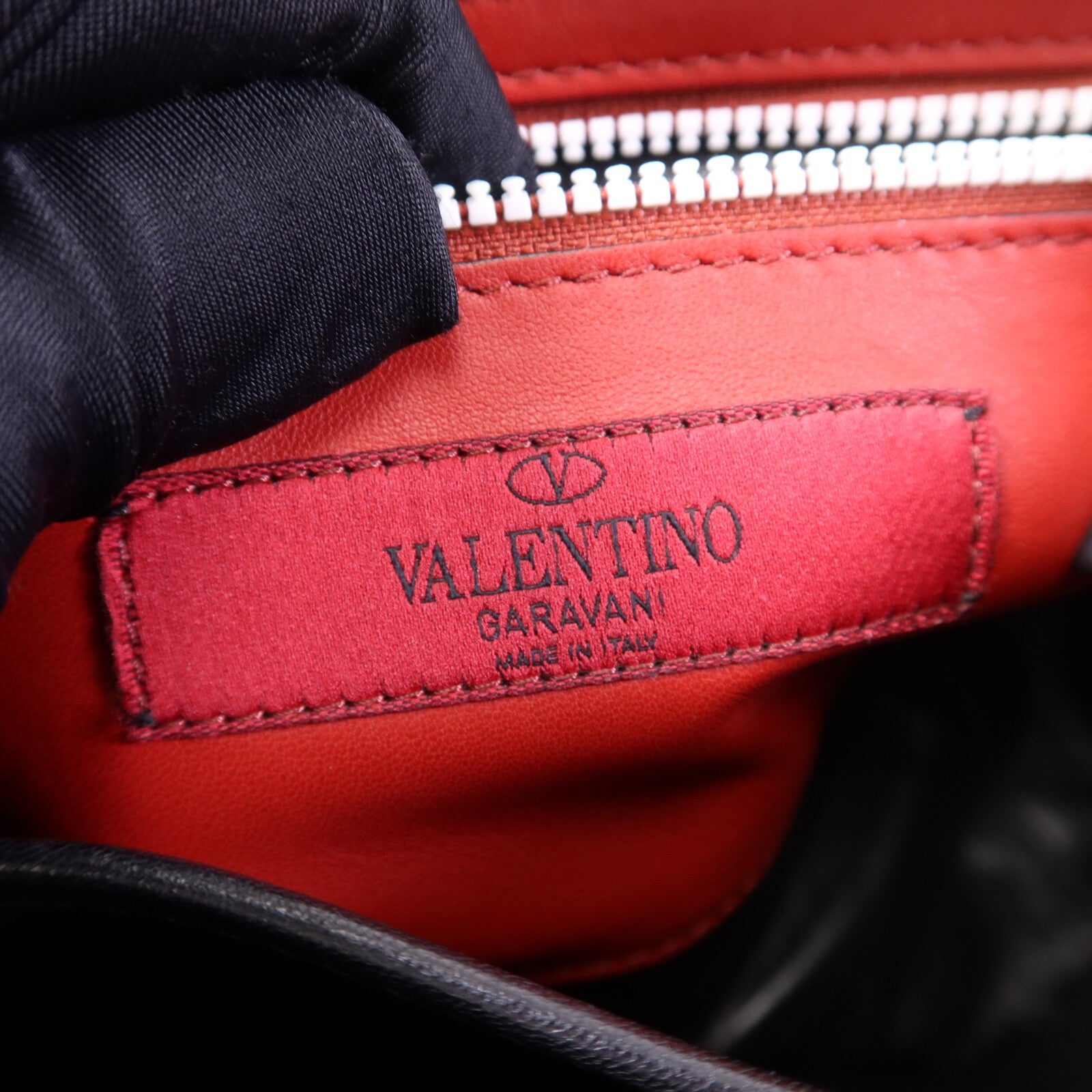Valentino 皮革2 Way Shoulder Bag鏈帶手挽肩背兩用袋
