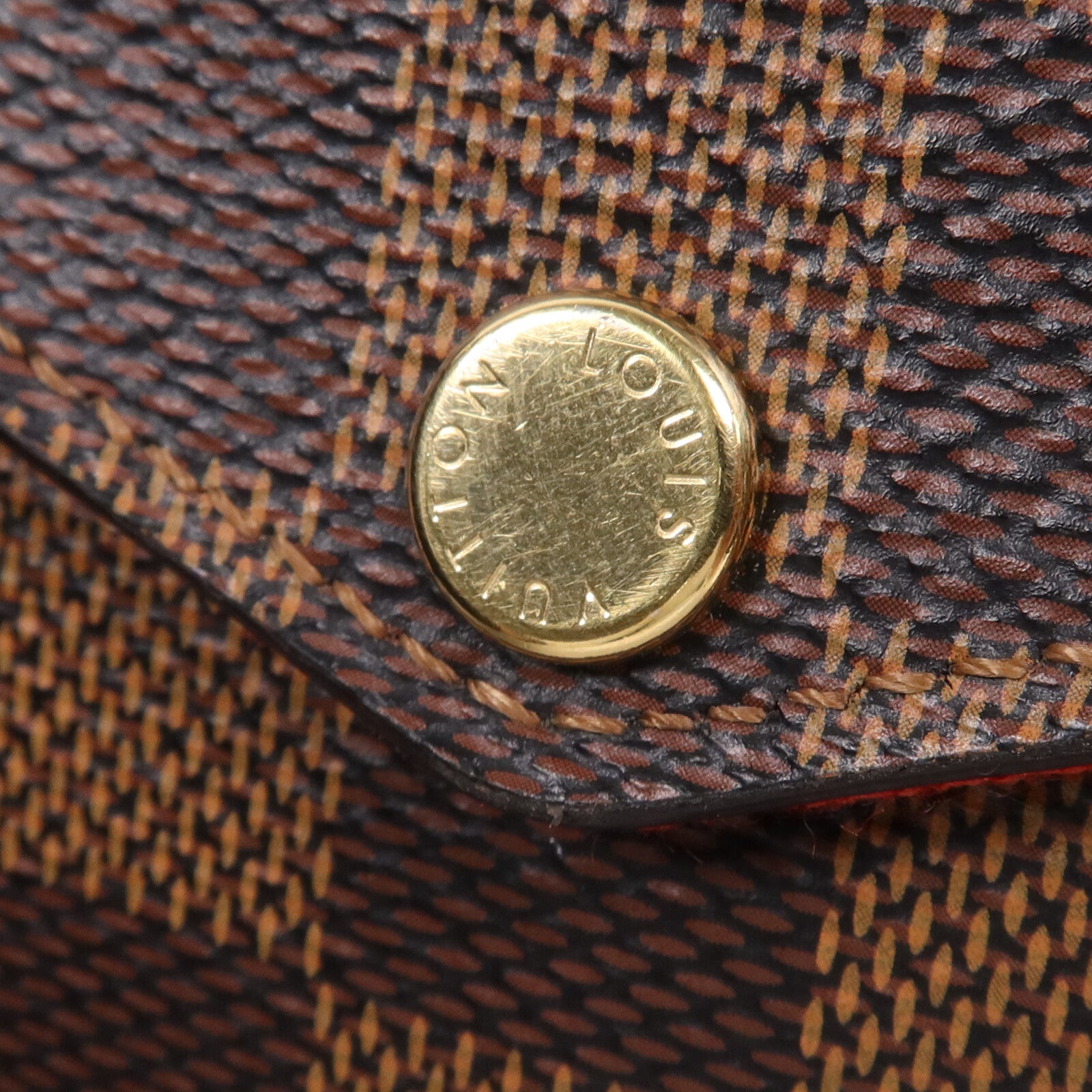 LOUIS VUITTON Damier Ebene Pochette Felicie金扣肩背袋