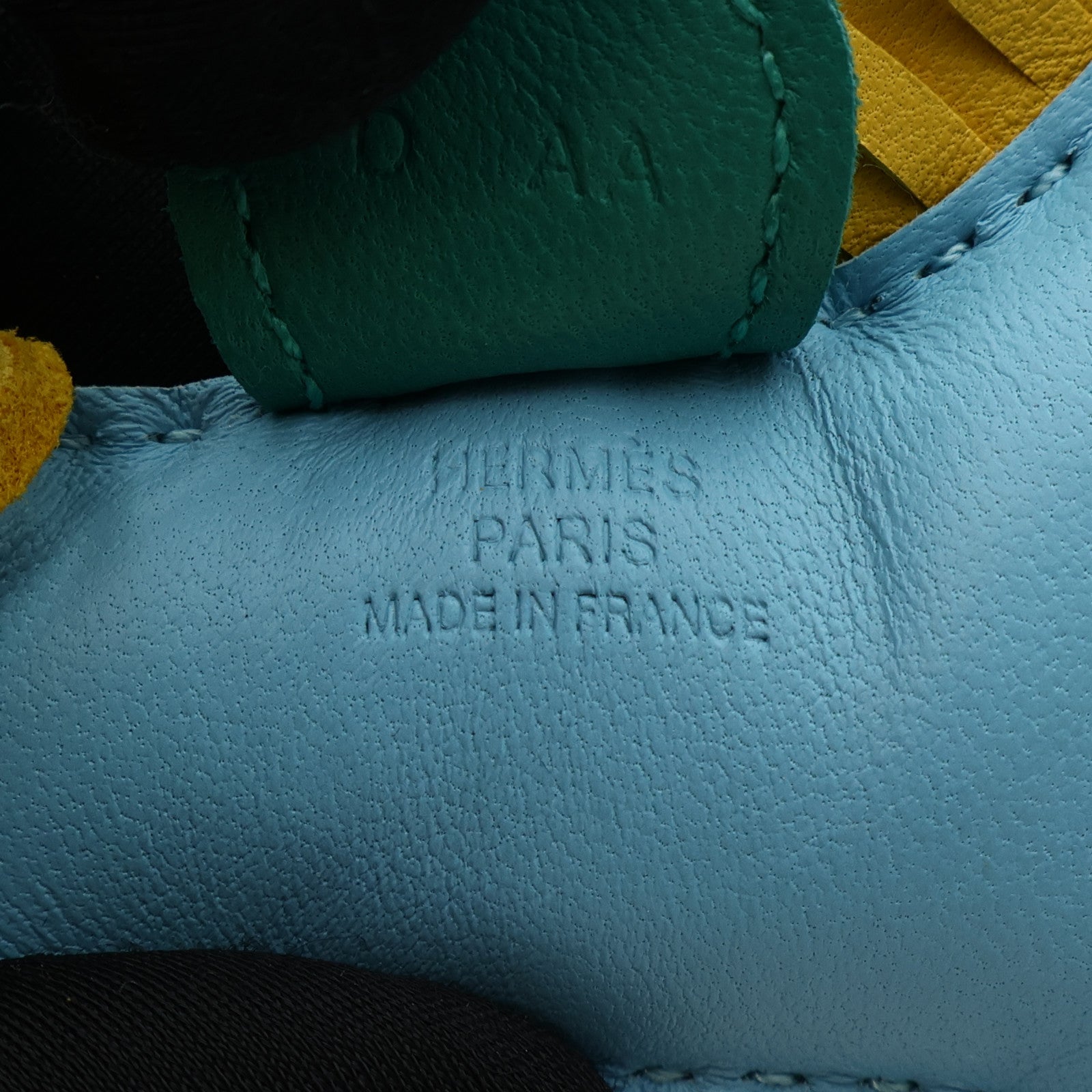 HERMES Milo皮革Rodeo PM掛飾