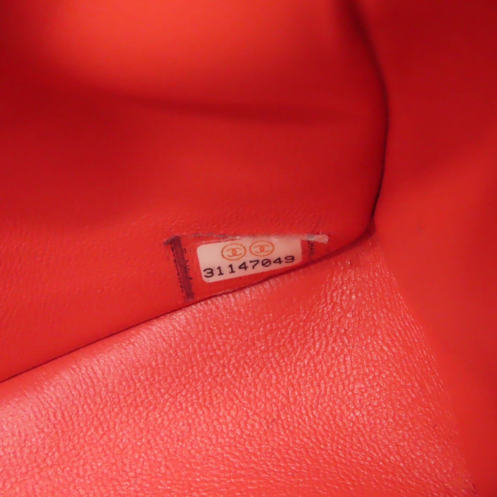 CHANEL 【清倉大減價】菱格羊皮皮革Chain Shoulder Bag金扣鏈帶肩背袋紅色