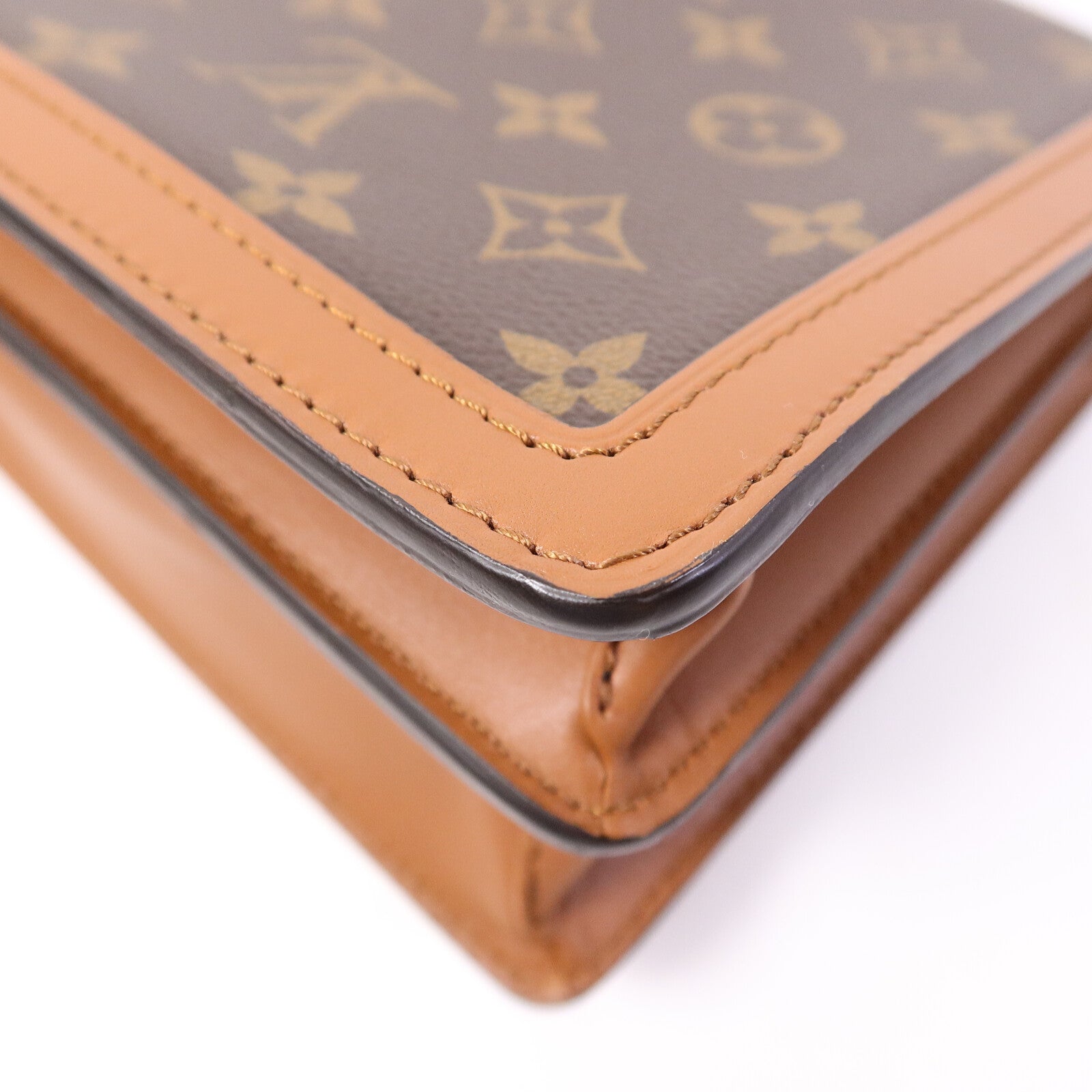 LOUIS VUITTON Monogram/Monogram Reverse Dauphine MM手挽肩背兩用袋