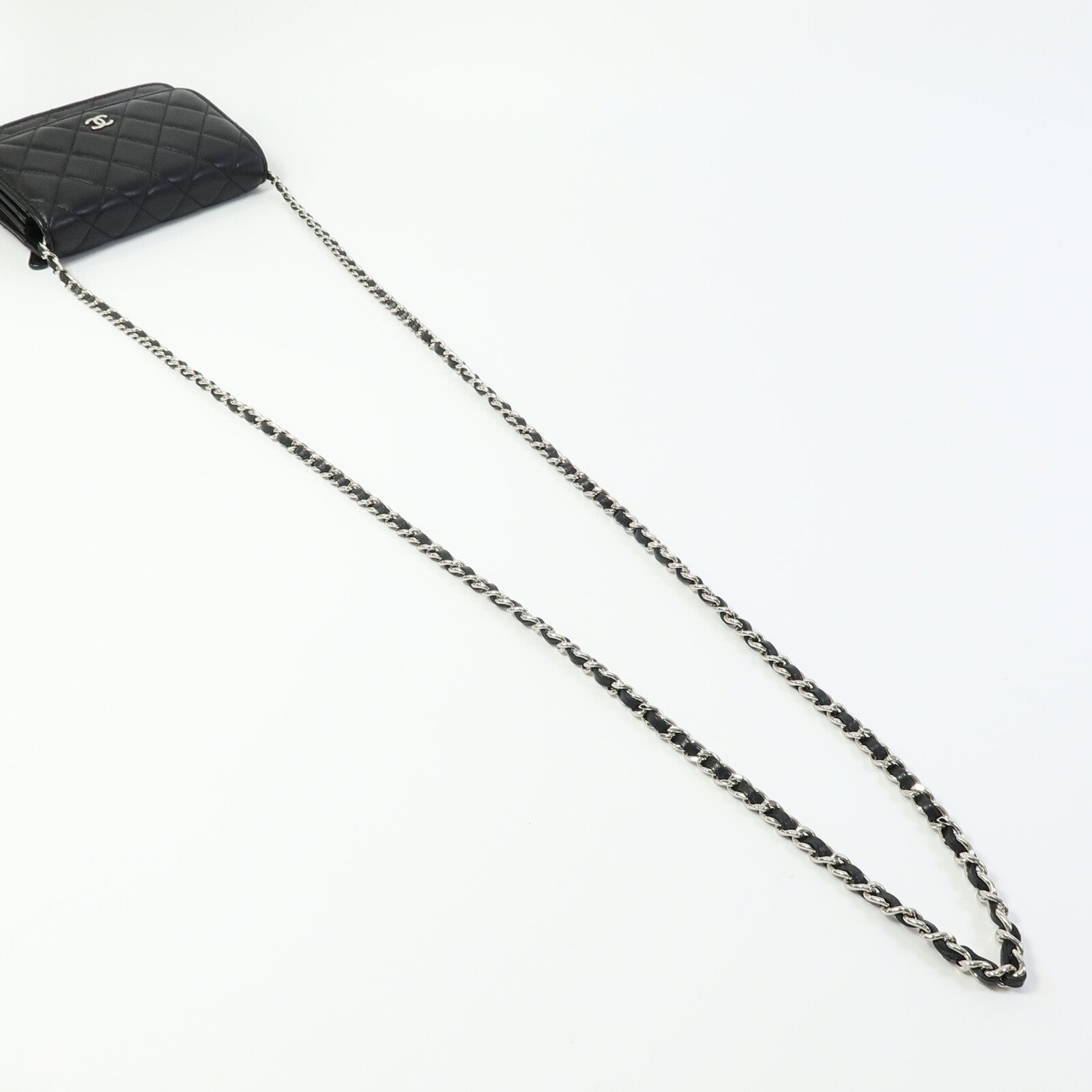 CHANEL 羊皮皮革Chain Shoulder Bag鏈帶肩背袋