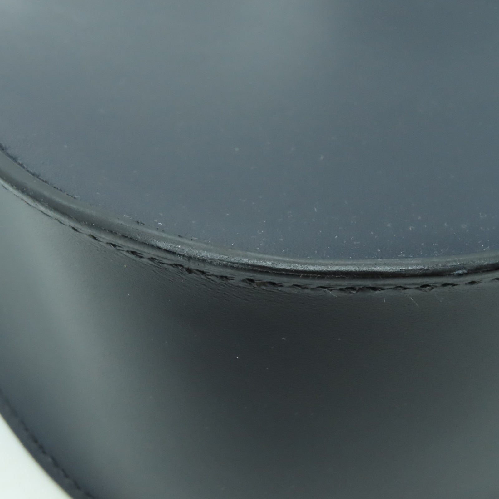 HERMES 【激減優惠】皮革Evelyne Sellier 29銀扣肩背袋Blue Indigo靛藍色