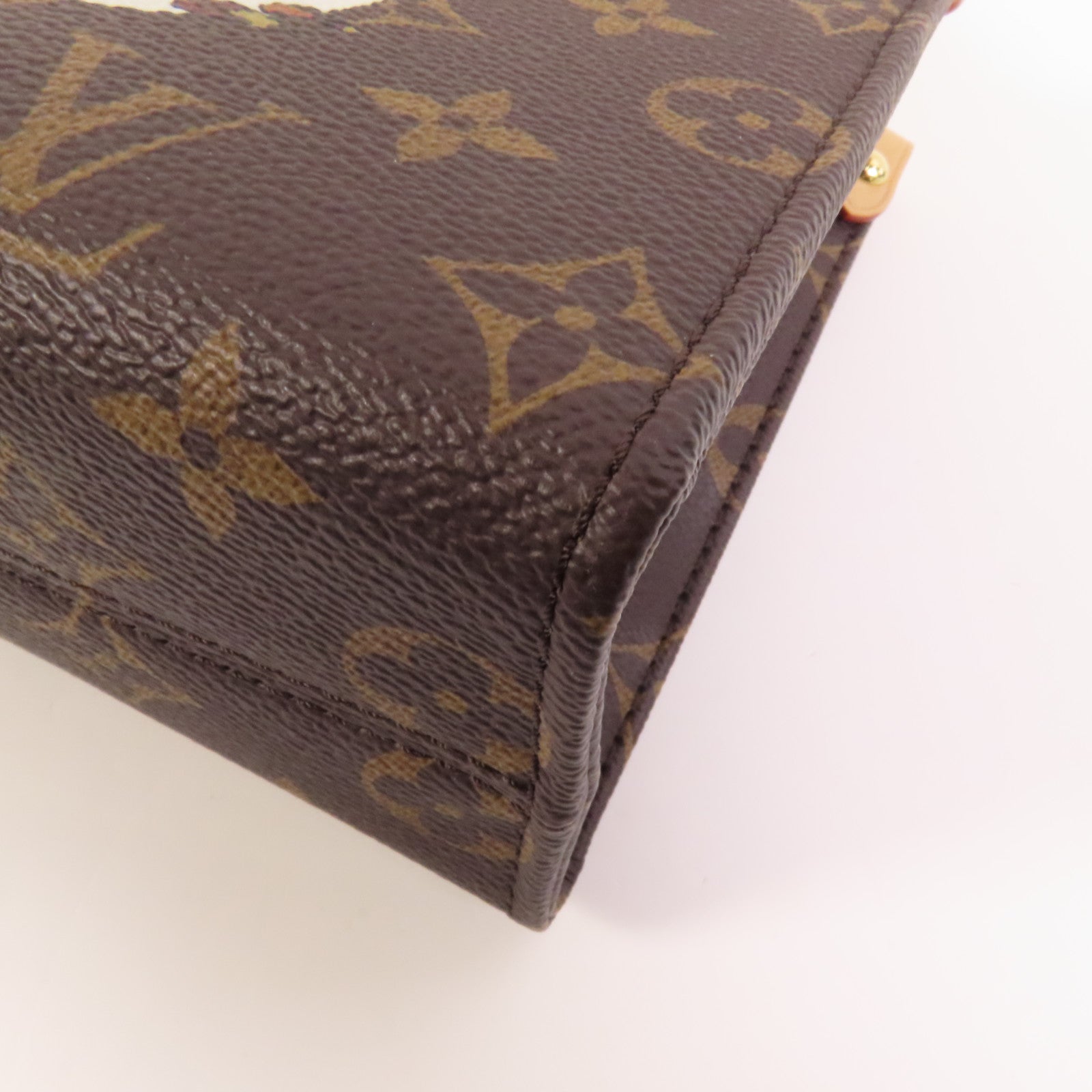LOUIS VUITTON Monogram LV x TM On The Go BB金扣手挽肩背兩用袋
