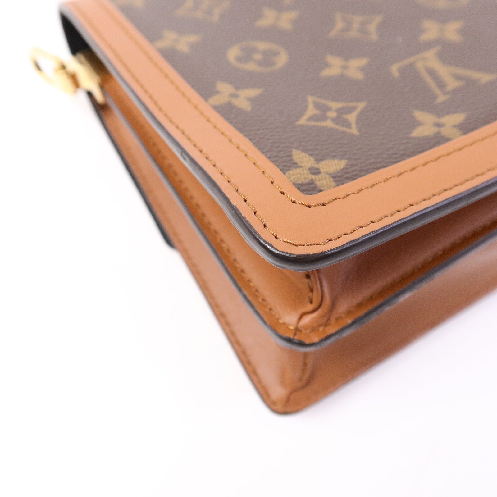 LOUIS VUITTON Monogram/Monogram Reverse Dauphine MM手挽肩背兩用袋