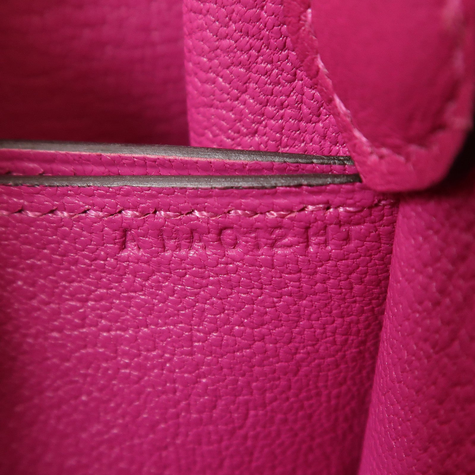 HERMES Evercolor皮革Mini Roulis銀扣肩背袋Anemone