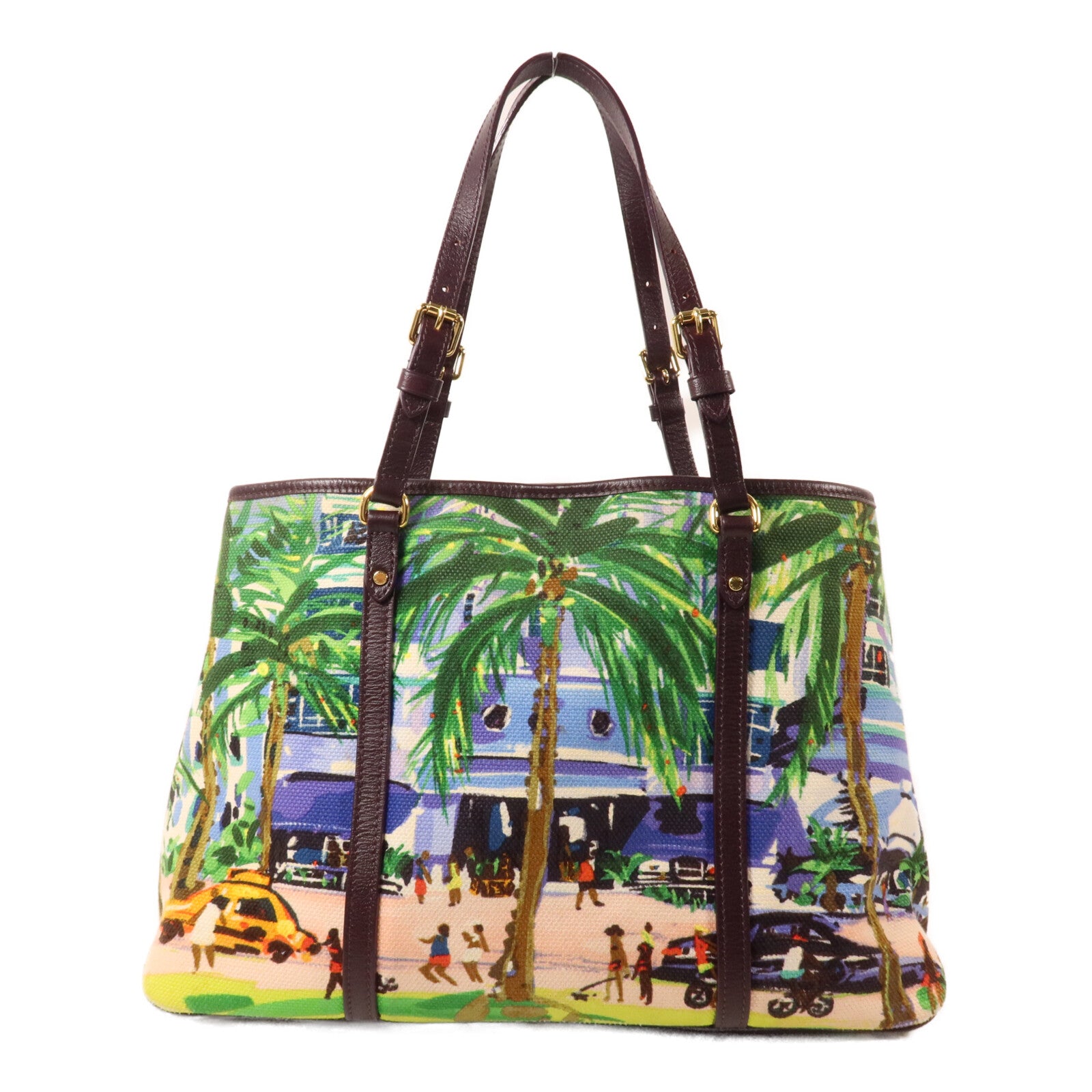 LOUIS VUITTON 帆布Ailleurs Cabas PM肩背袋