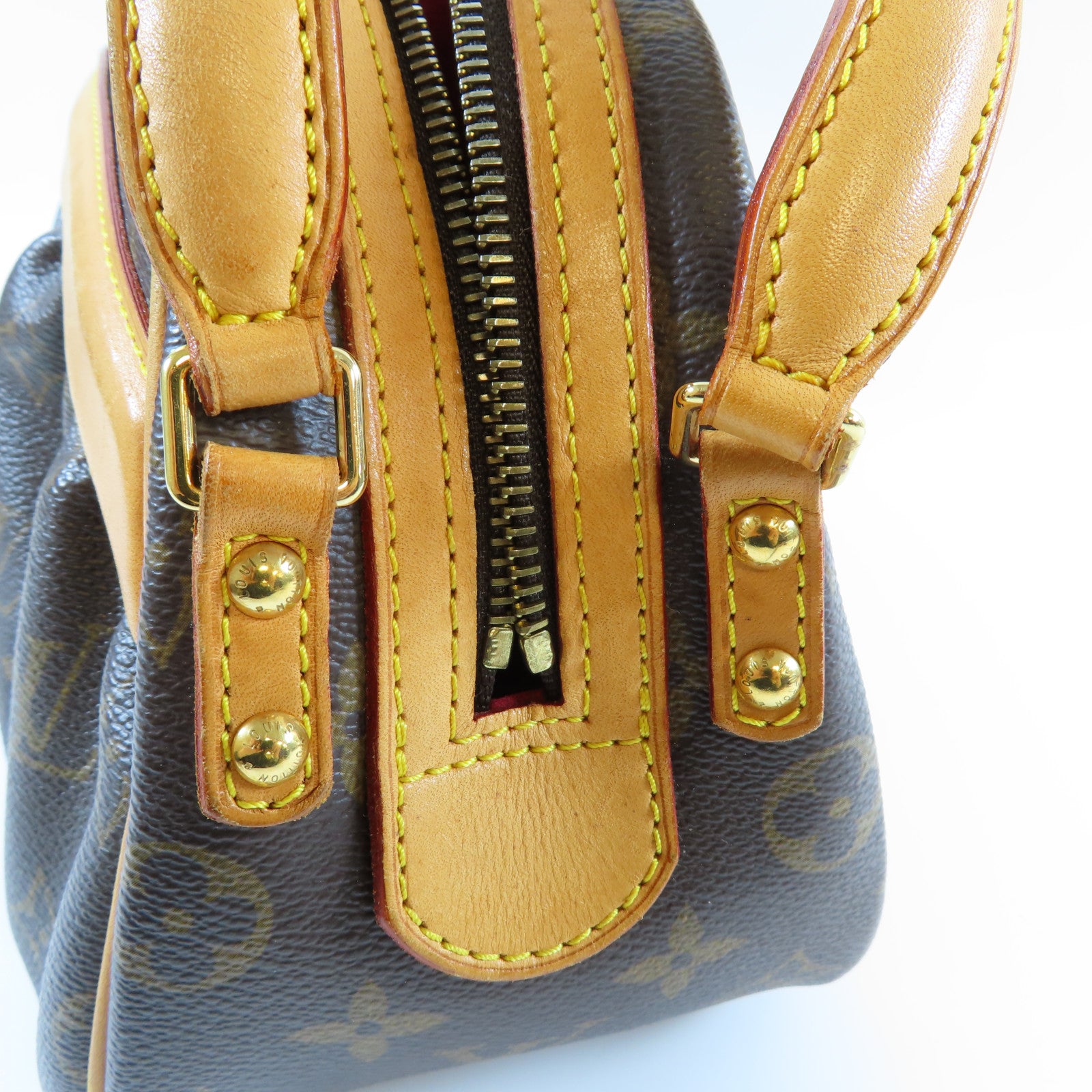 LOUIS VUITTON Monogram Klara金扣肩背袋啡色
