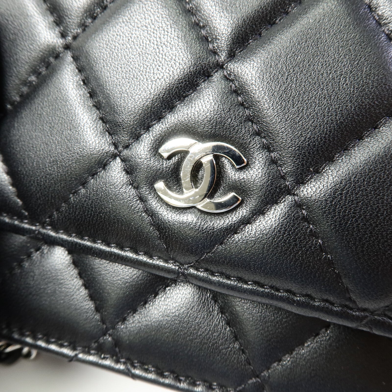 CHANEL 羊皮皮革Chain Shoulder Bag鏈帶肩背袋