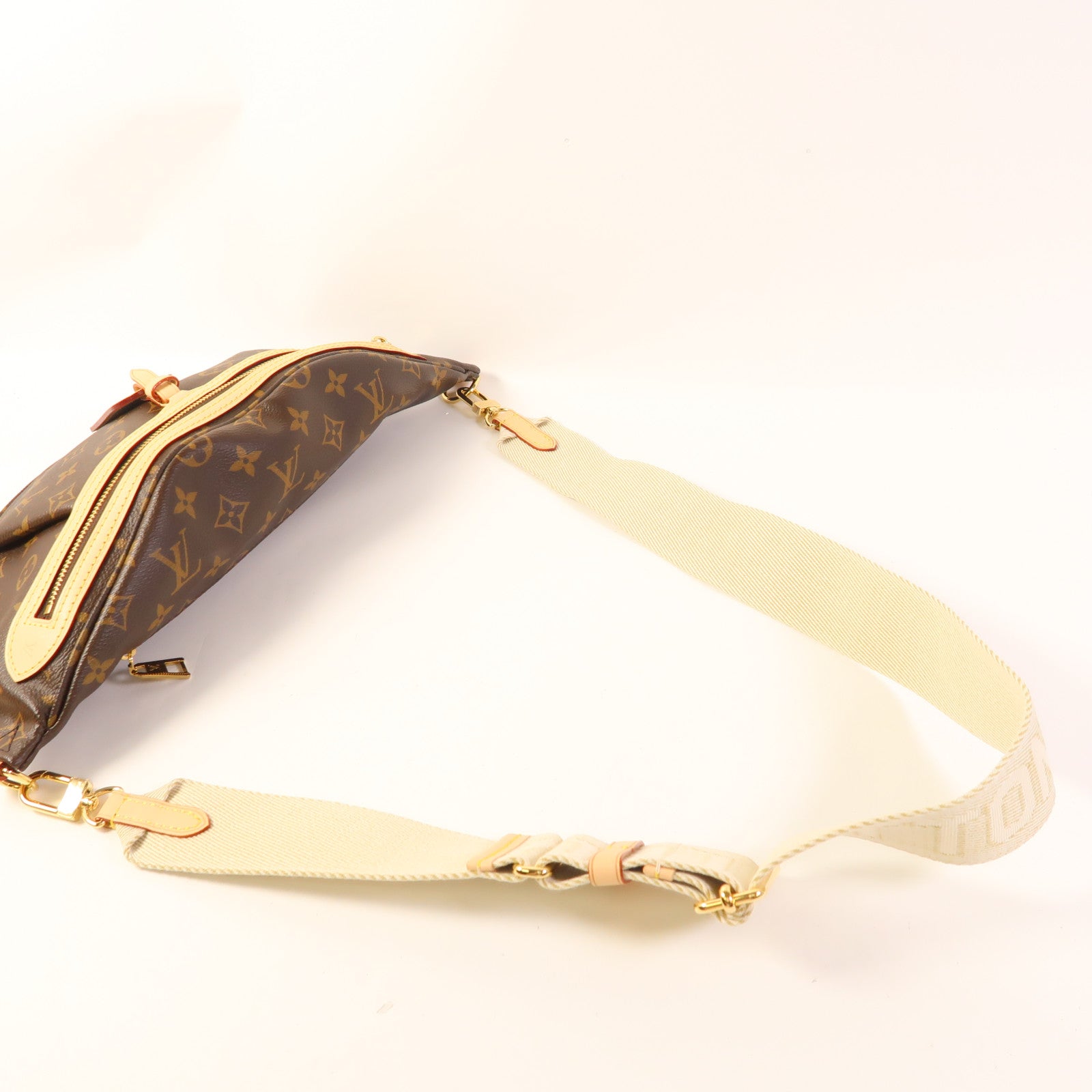 LOUIS VUITTON LV GHW High Rise Waist Bag M46784 Monogram Brown
