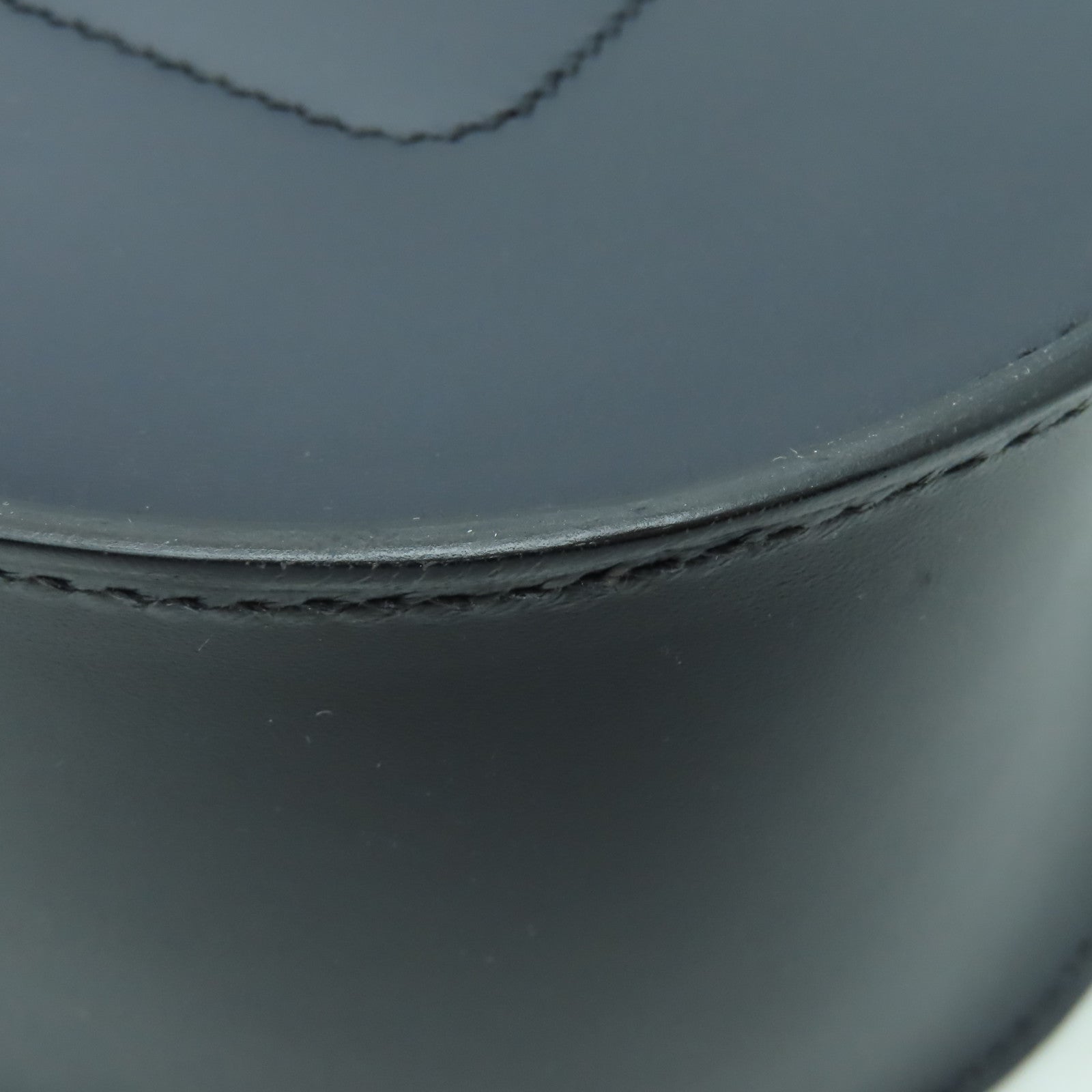 HERMES 【激減優惠】皮革Evelyne Sellier 29銀扣肩背袋Blue Indigo靛藍色