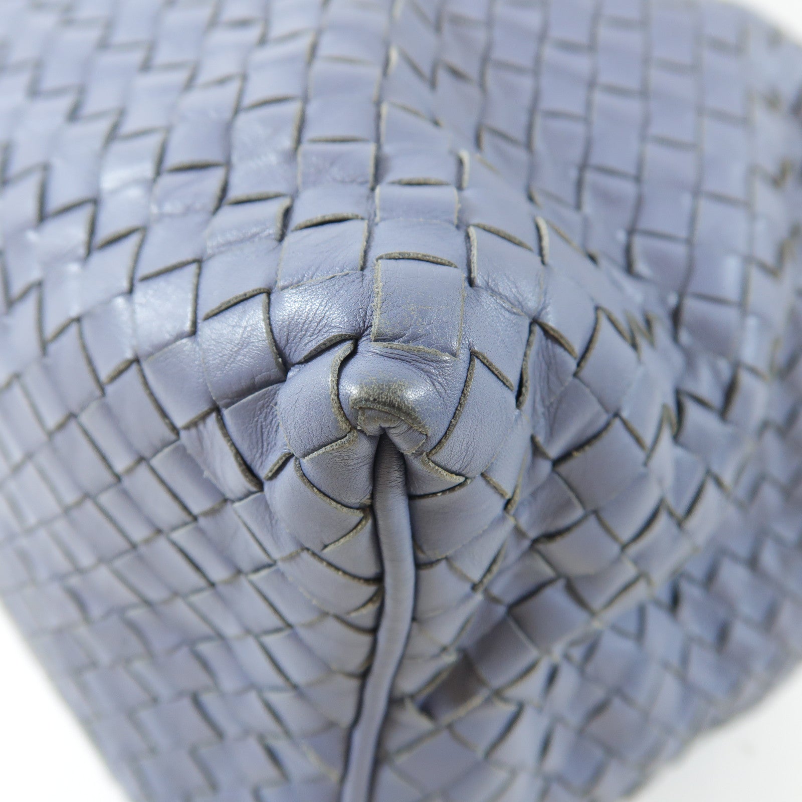 BOTTEGA VENETA 織紋皮革Tote Bag手挽袋藍色