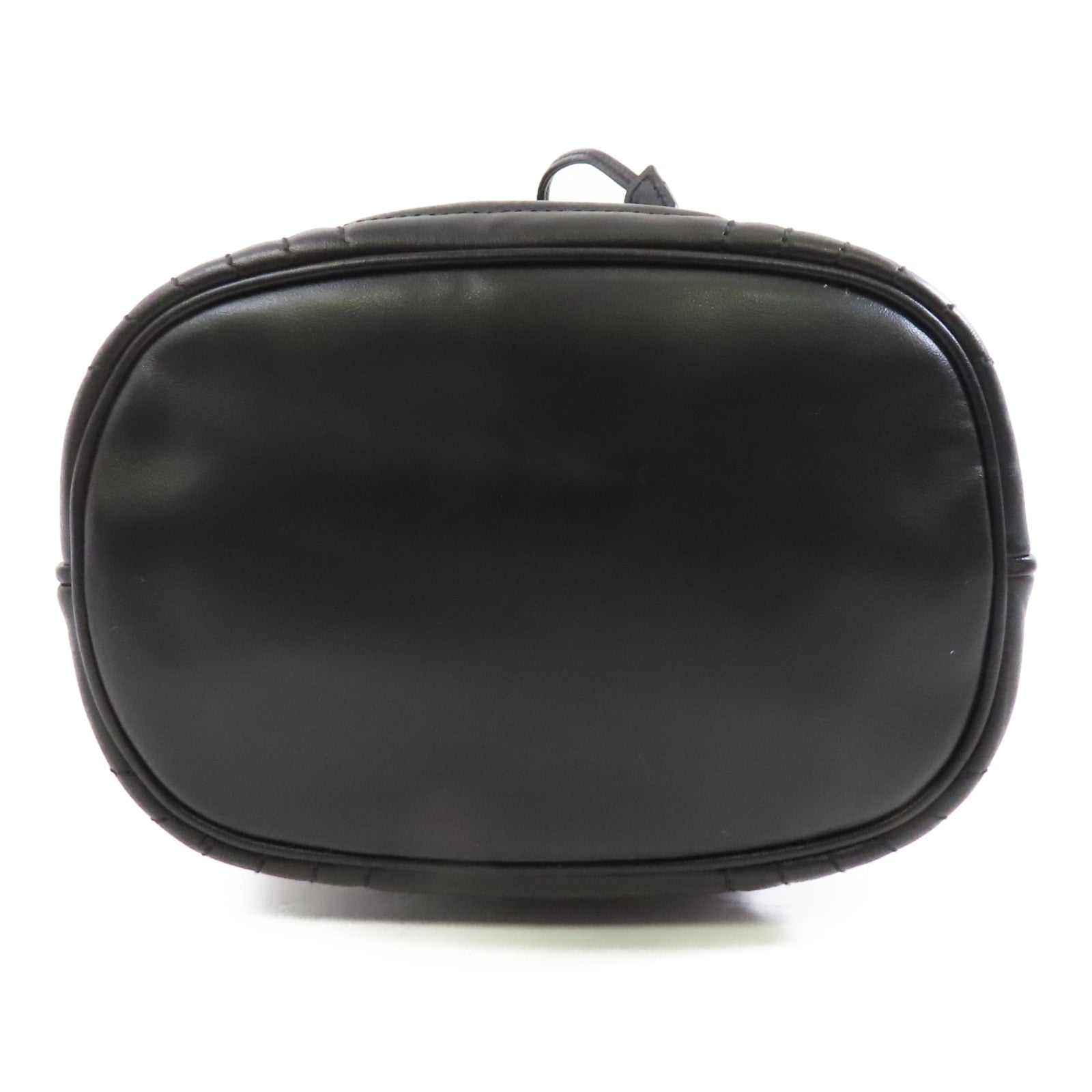 PRADA 牛皮皮革2 Way Shoulder銀扣手挽肩背兩用袋黑色