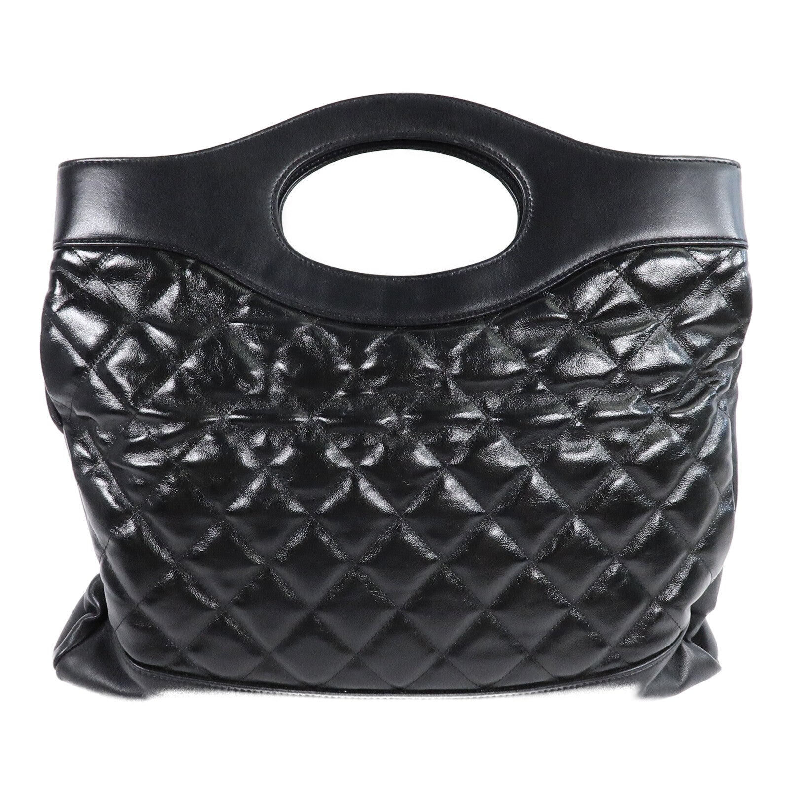 CHANEL 牛皮皮革Chanel 31 Large鏈帶手挽肩背兩用袋