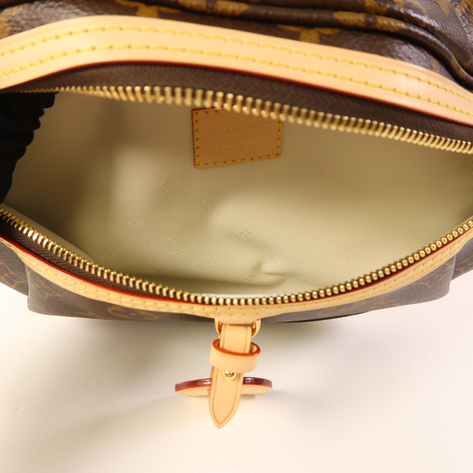 LOUIS VUITTON LV GHW High Rise Waist Bag M46784 Monogram Brown