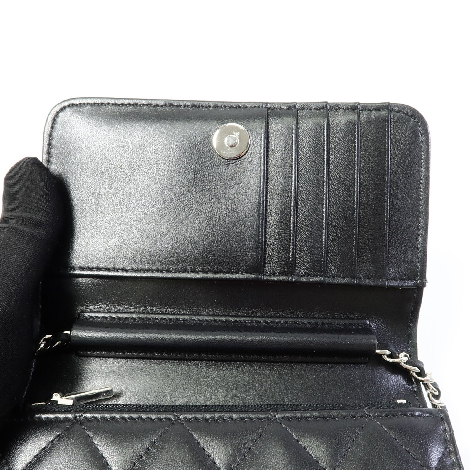 CHANEL 羊皮皮革Chain Shoulder Bag鏈帶肩背袋