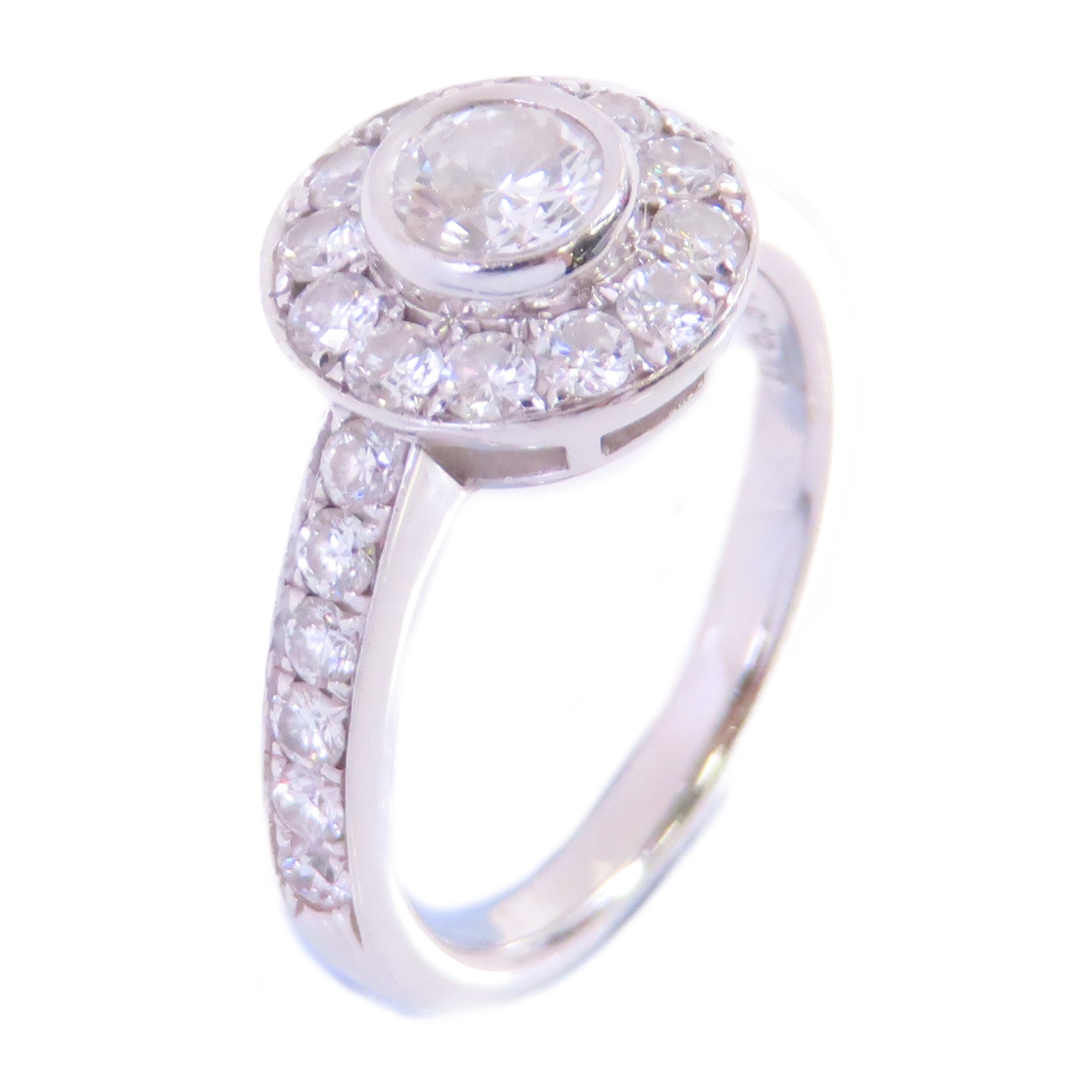 JEWELRY 【激減優惠】18K白金/鑽石Diamond Ring戒指US#6
