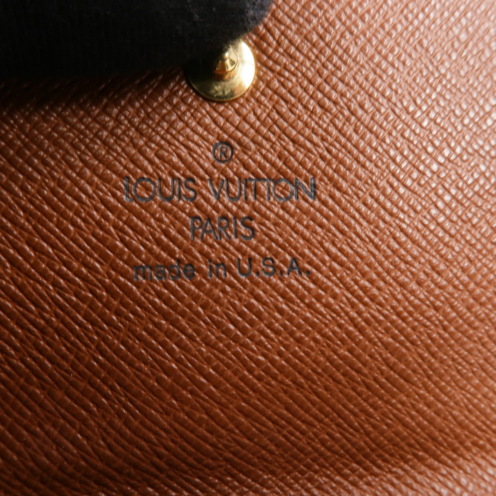 LOUIS VUITTON Monogram Wallet金扣錢包