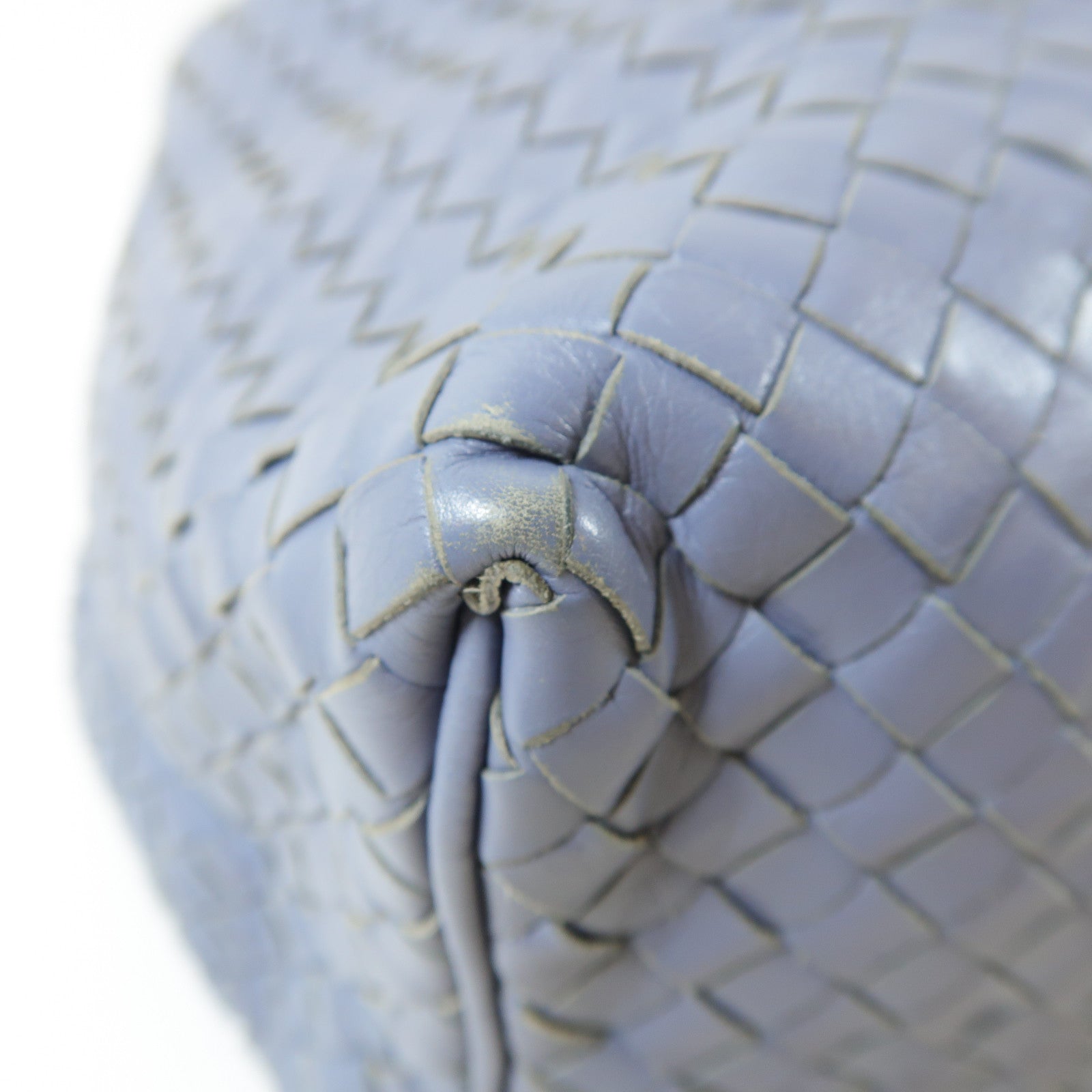 BOTTEGA VENETA 織紋皮革Tote Bag手挽袋藍色