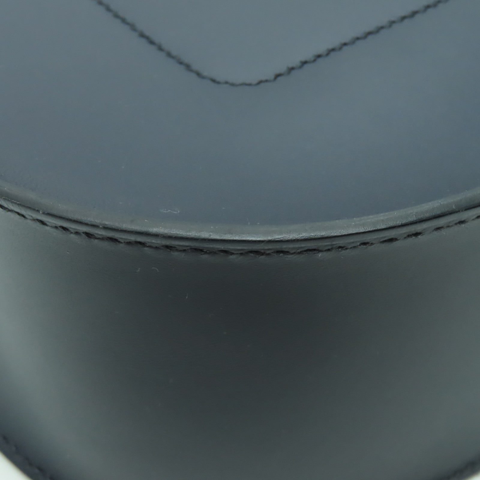 HERMES 【激減優惠】皮革Evelyne Sellier 29銀扣肩背袋Blue Indigo靛藍色